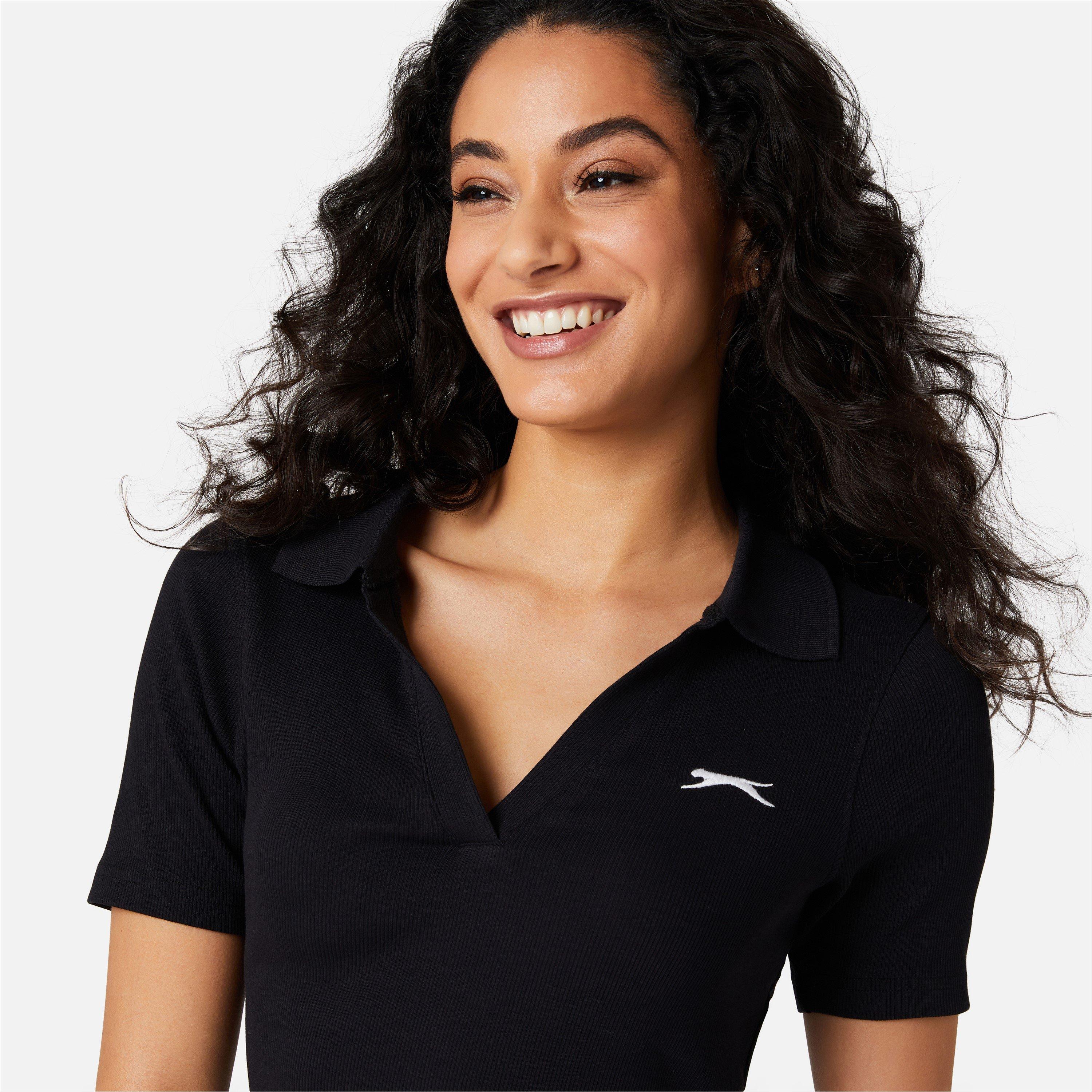 Nero - Slazenger - Cropped Polo Top - 4
