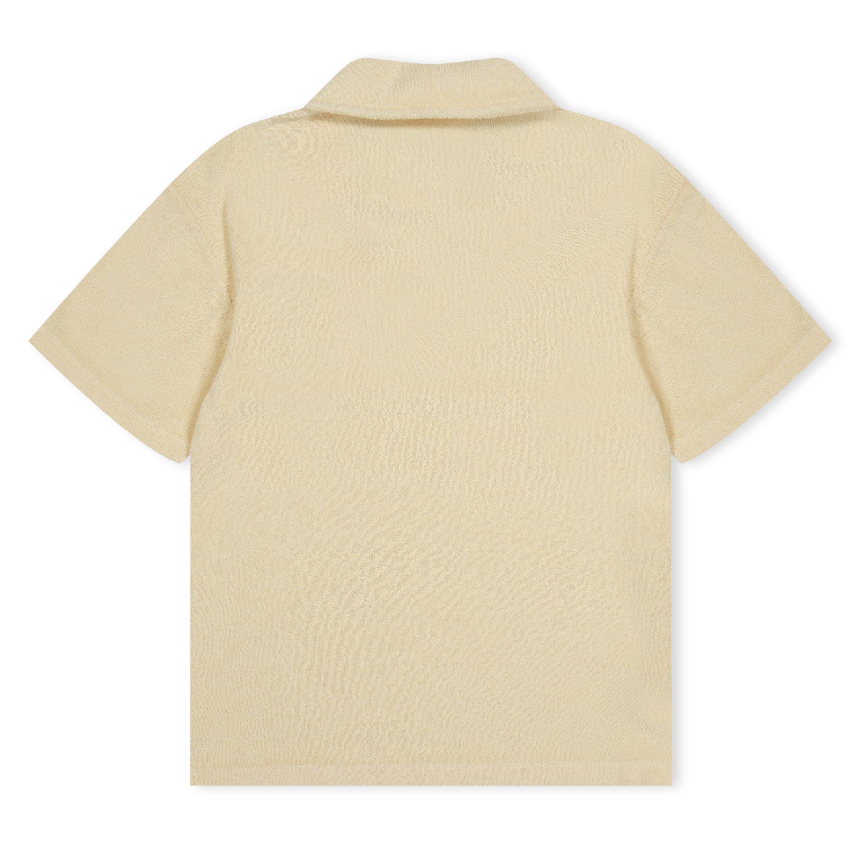 Crem/Blu 6142 - Palm Angels - Kids' Short-Sleeve Polo Shirt - 2