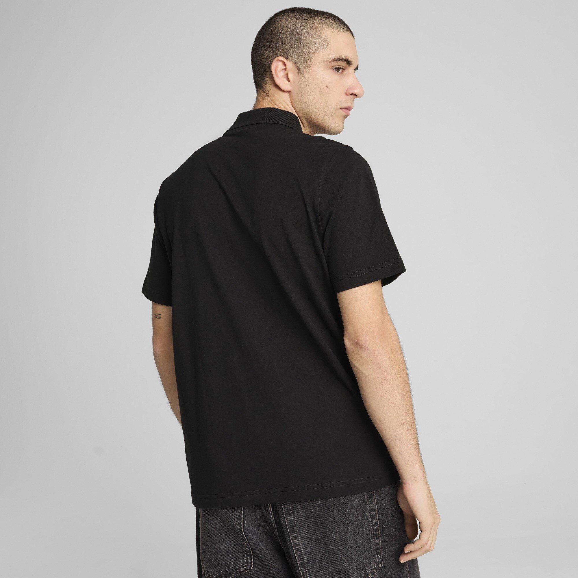Puma Black - Puma - PUMA Essentials Logo Mens Polo Jersey - 4