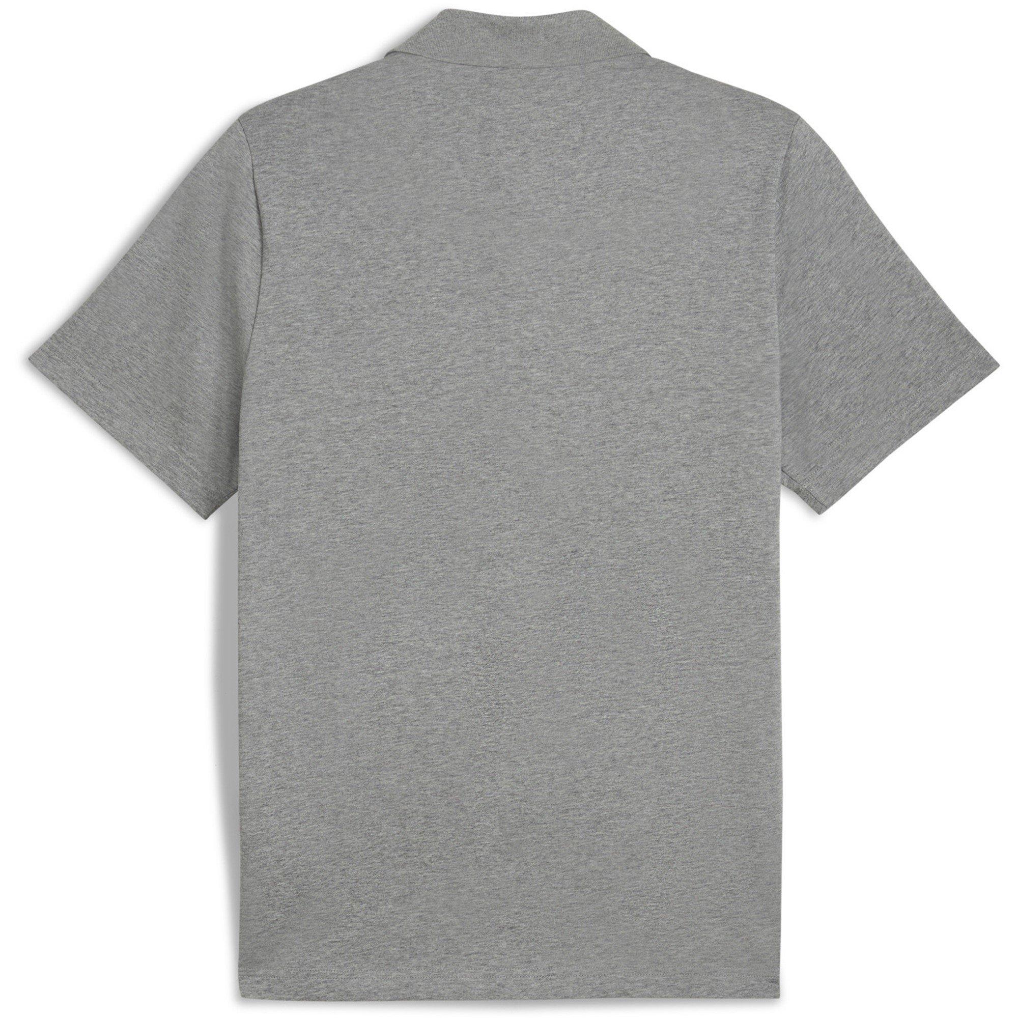 M.Gray Heather - Puma - PUMA Essentials Logo Mens Polo Jersey - 5