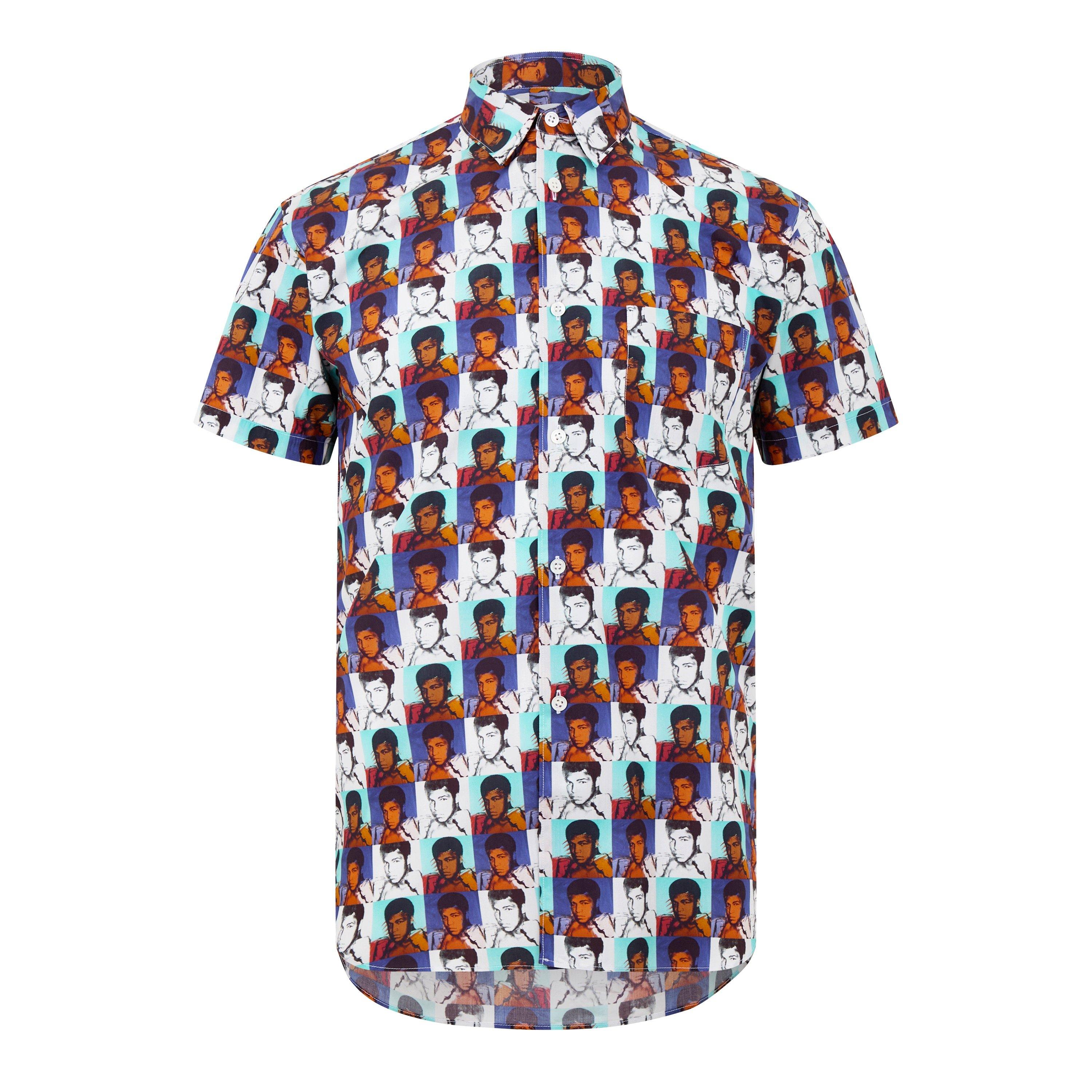 Multi - Comme des Garcons Shirt - X Andy Warhol Muhammad Ali Shirt - 1