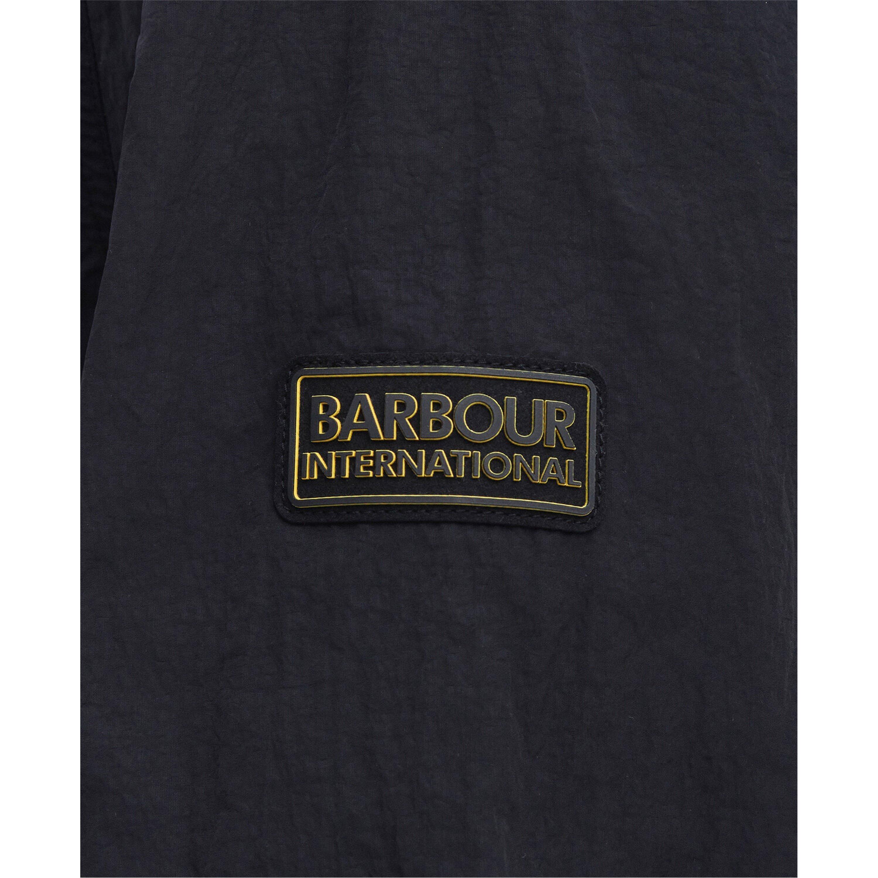 Black BK11 - Barbour International - Inline Cotton Long Sleeve Overshirt - 8