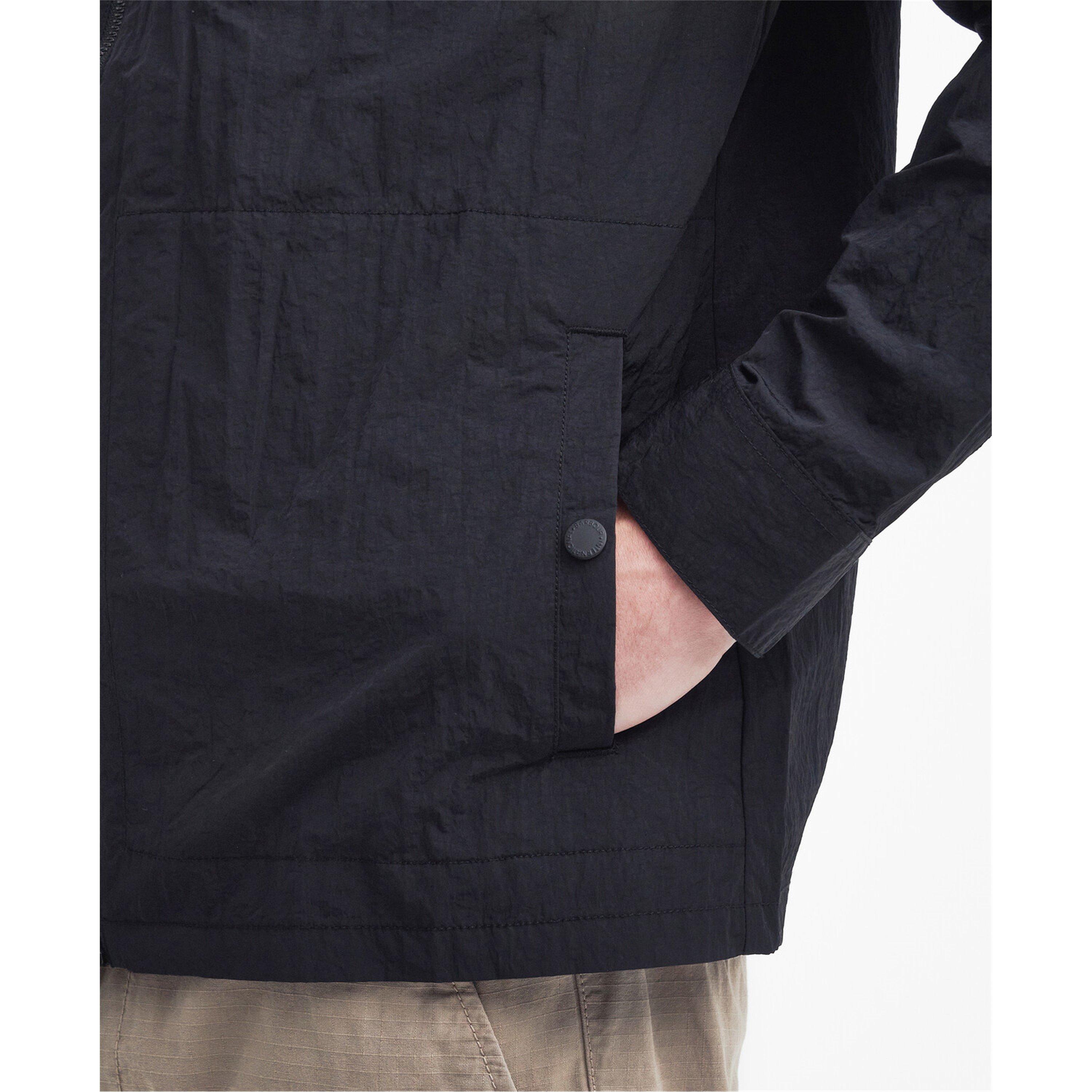 Black BK11 - Barbour International - Inline Cotton Long Sleeve Overshirt - 9