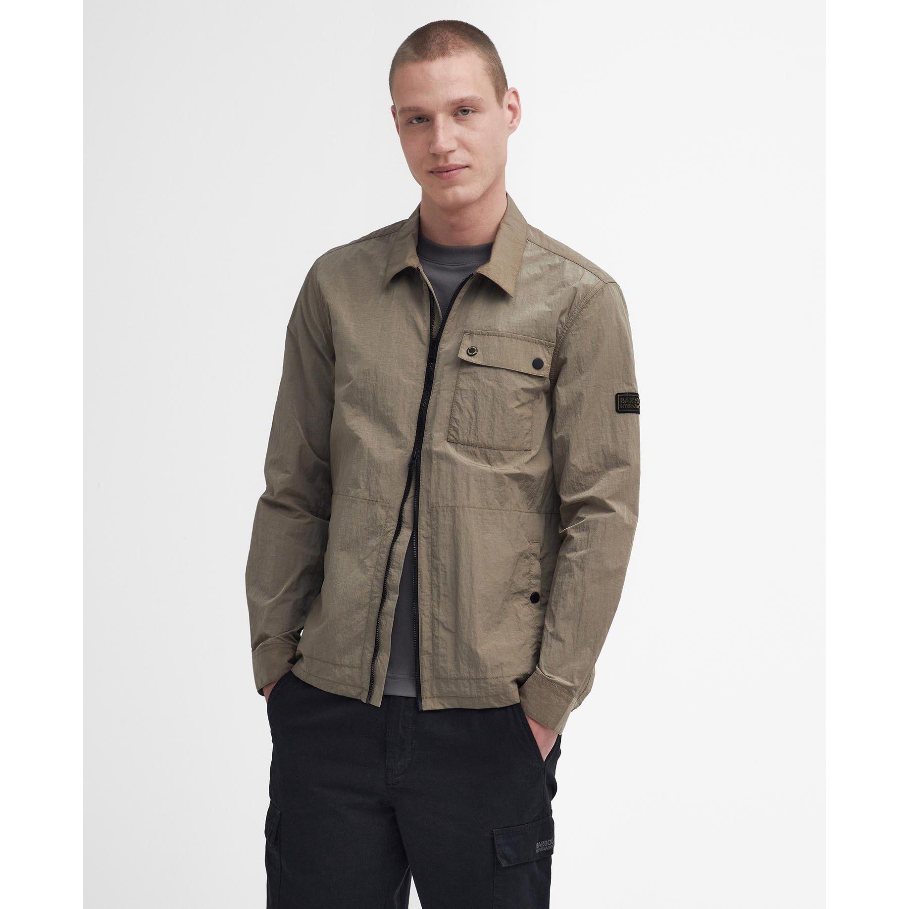 Barbour International Men's Inline Cotton Long Sleeve Overshirt