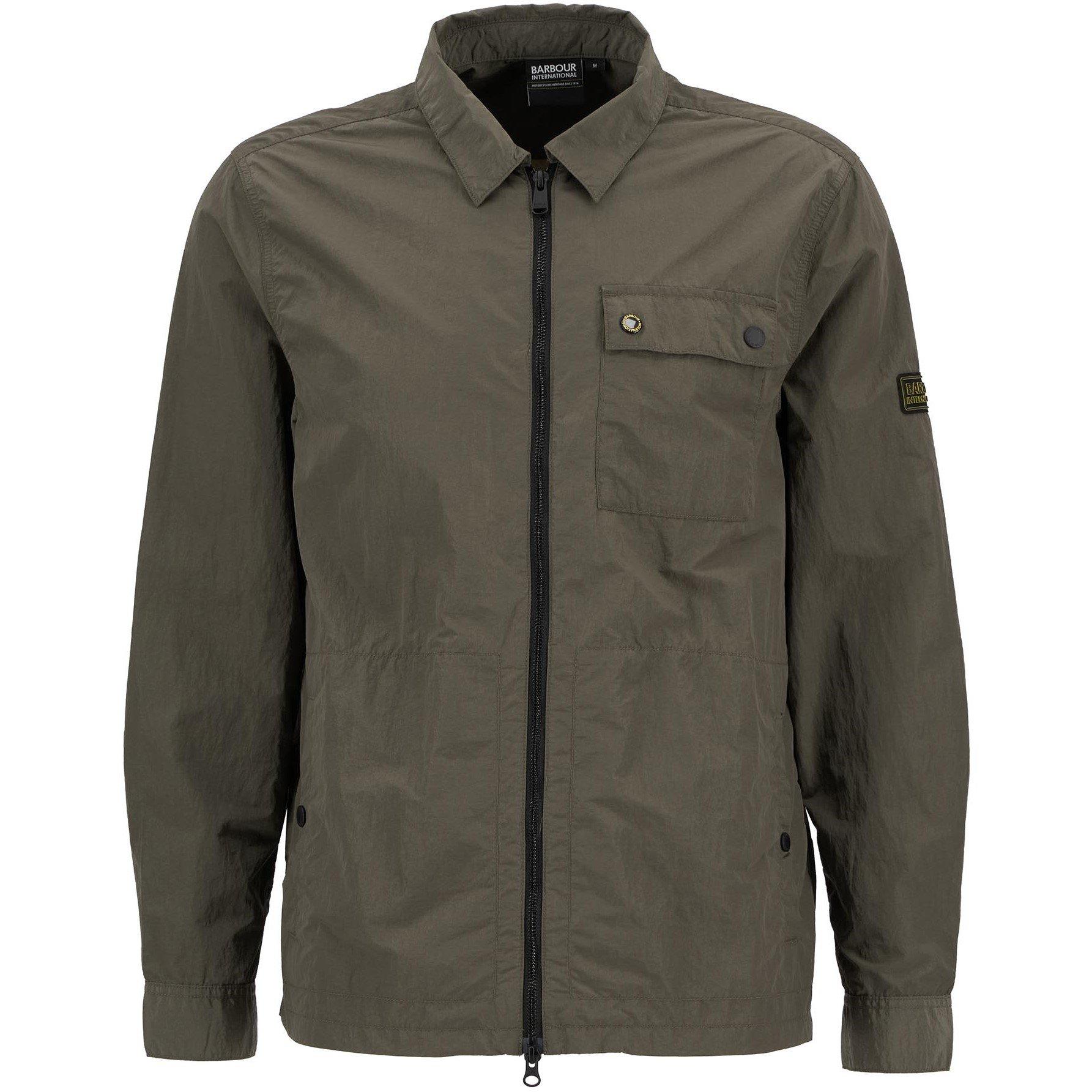 Barbour International Men's Inline Cotton Long Sleeve Overshirt