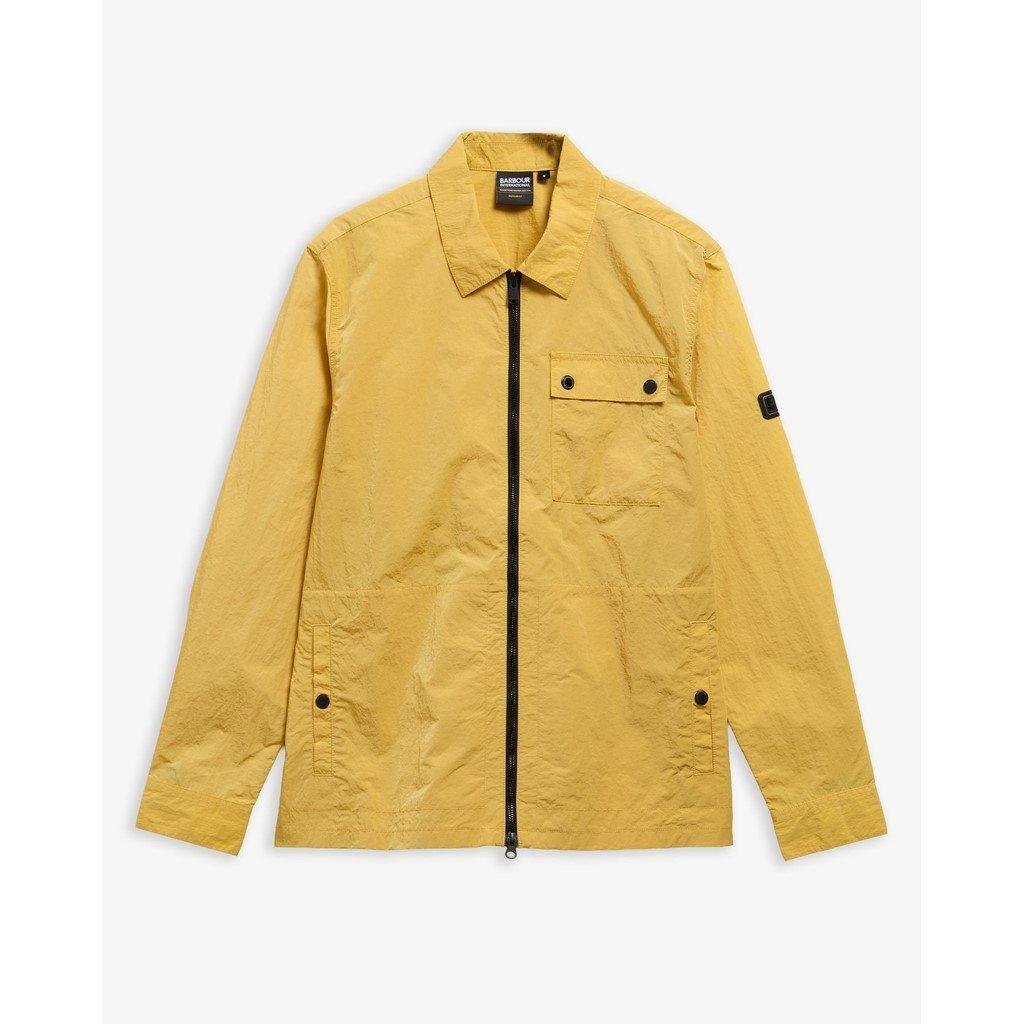 Barbour International Men's Inline Cotton Long Sleeve Overshirt - Mist Yel YE91 - XL