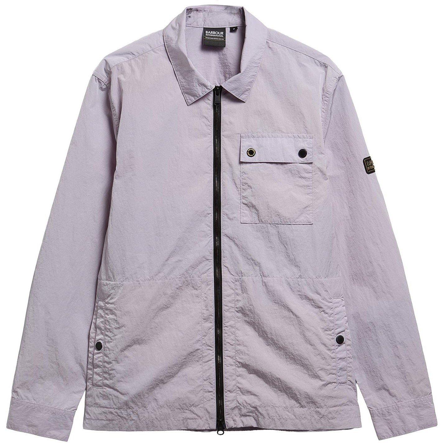 Barbour International Men's Inline Cotton Long Sleeve Overshirt - Thistle PU11 - L