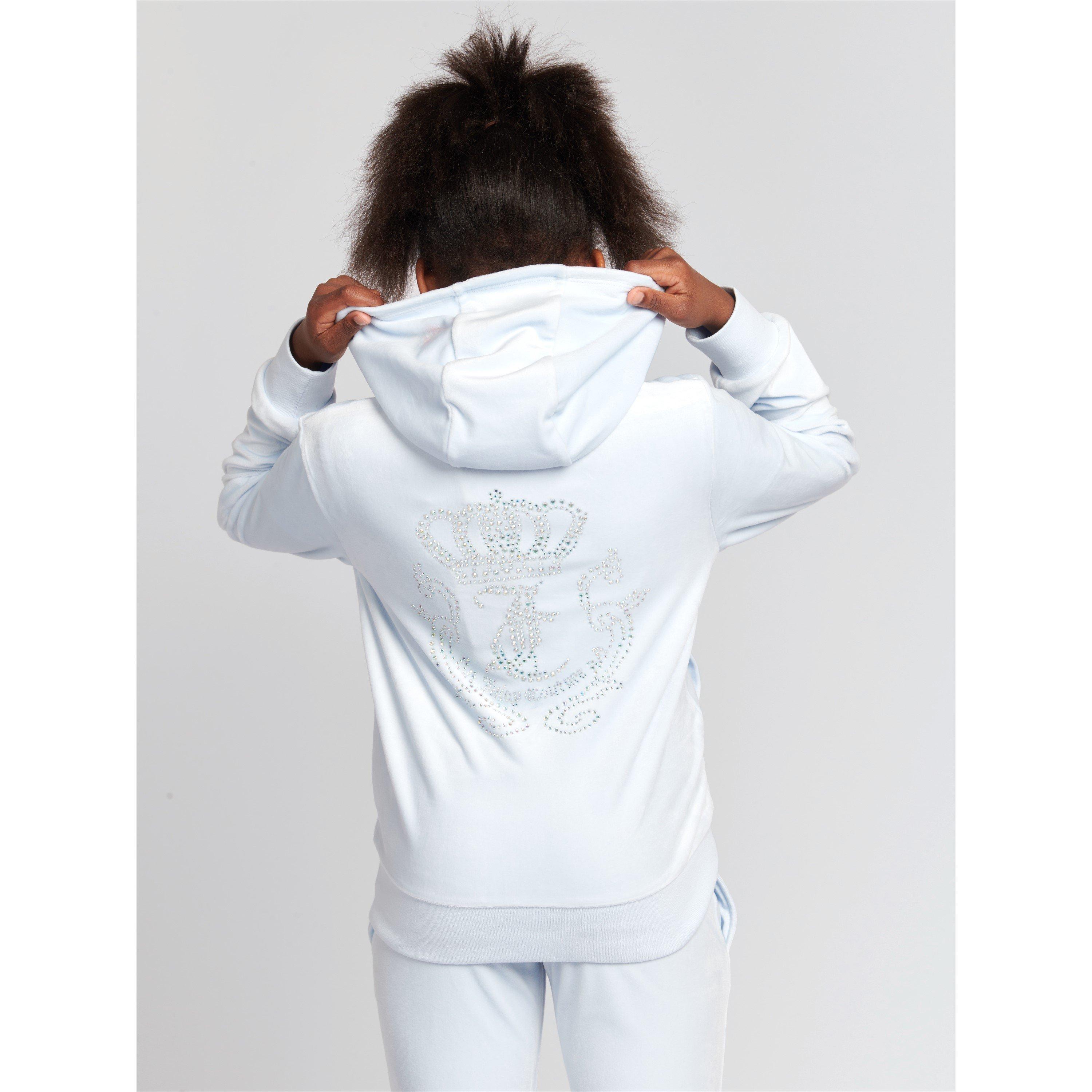 Heather E44 - Juicy Couture - Crown Logo Hoodie Juniors - 2