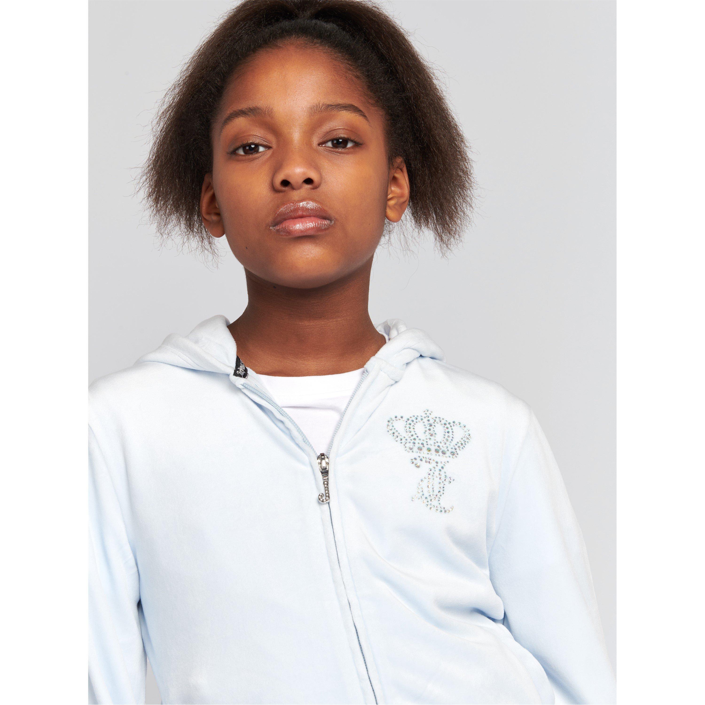 Heather E44 - Juicy Couture - Crown Logo Hoodie Juniors - 4