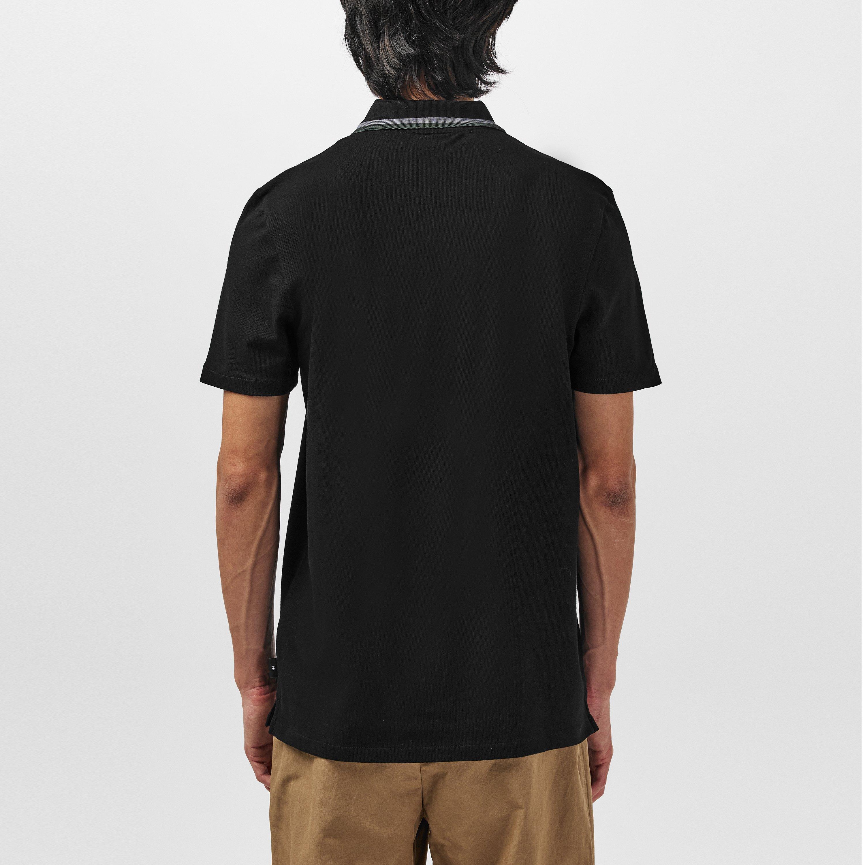 Black 79 - PS Paul Smith - Men's Zipped Short-Sleeve Polo Shirt - 3