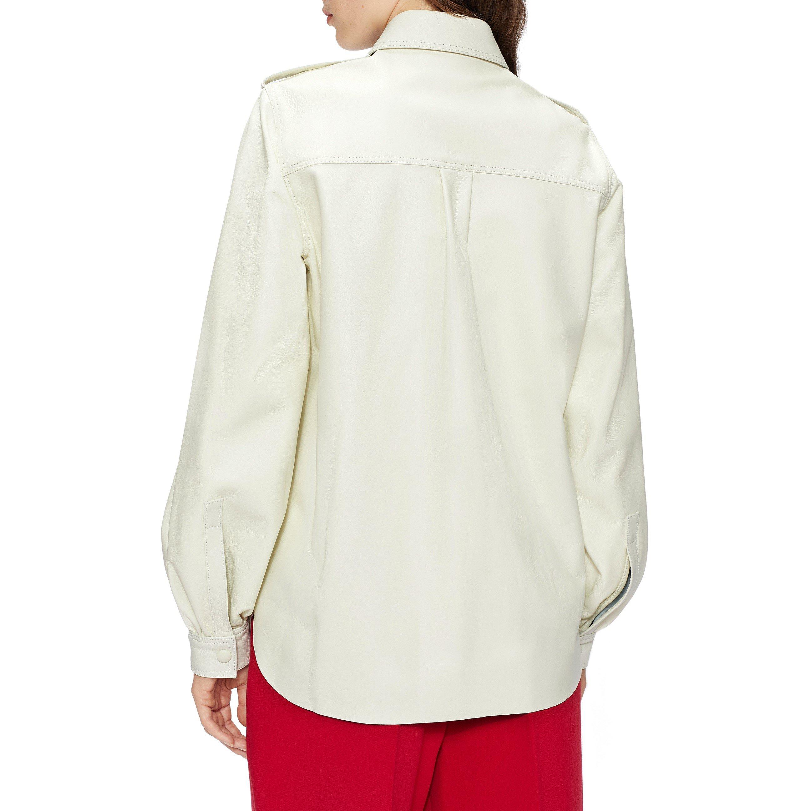 White - Ted Baker - Women's Ruffle Long-Sleeve Blouse - 2