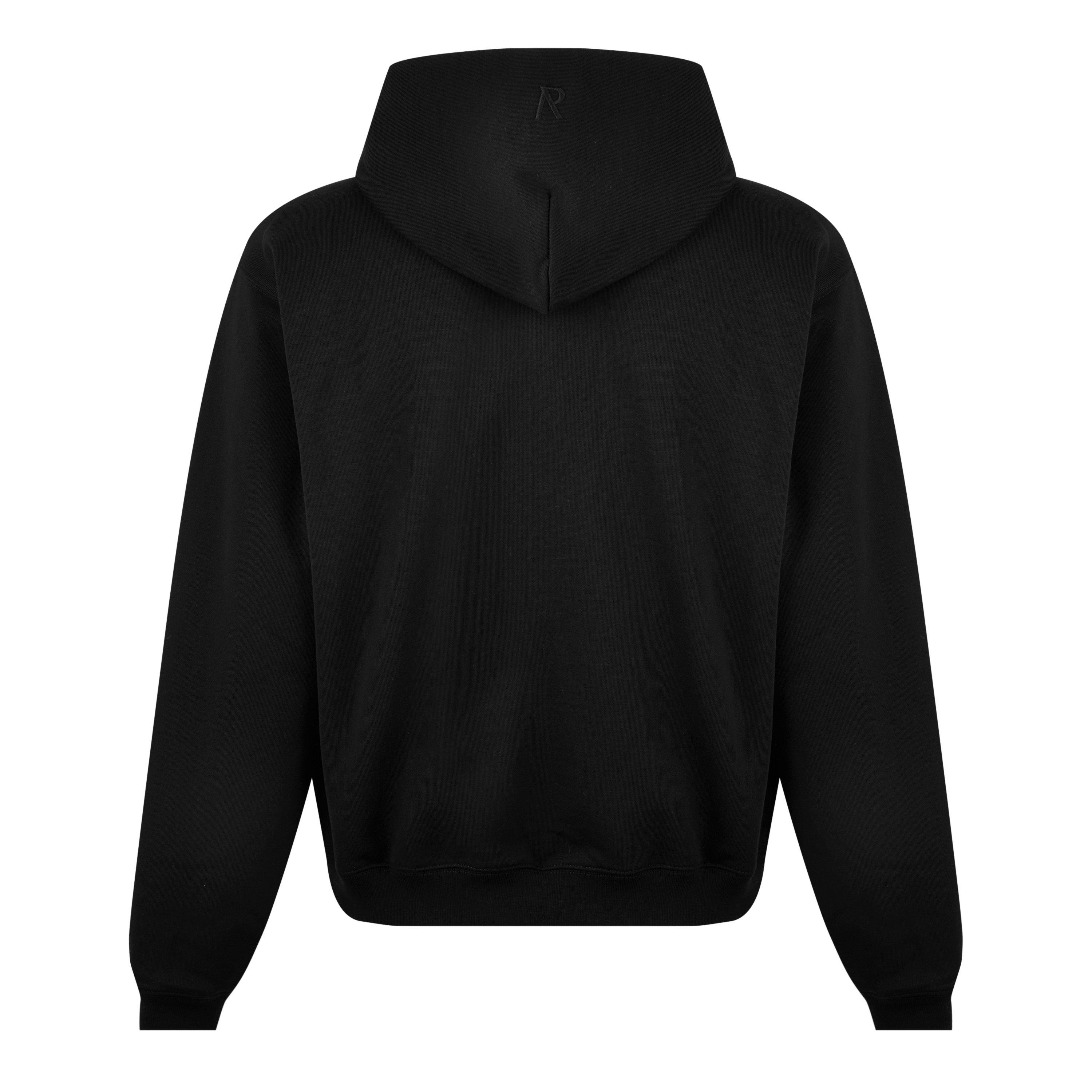 Black - Represent - Men's Rep Initial Zipped Hood Hoodie - 6