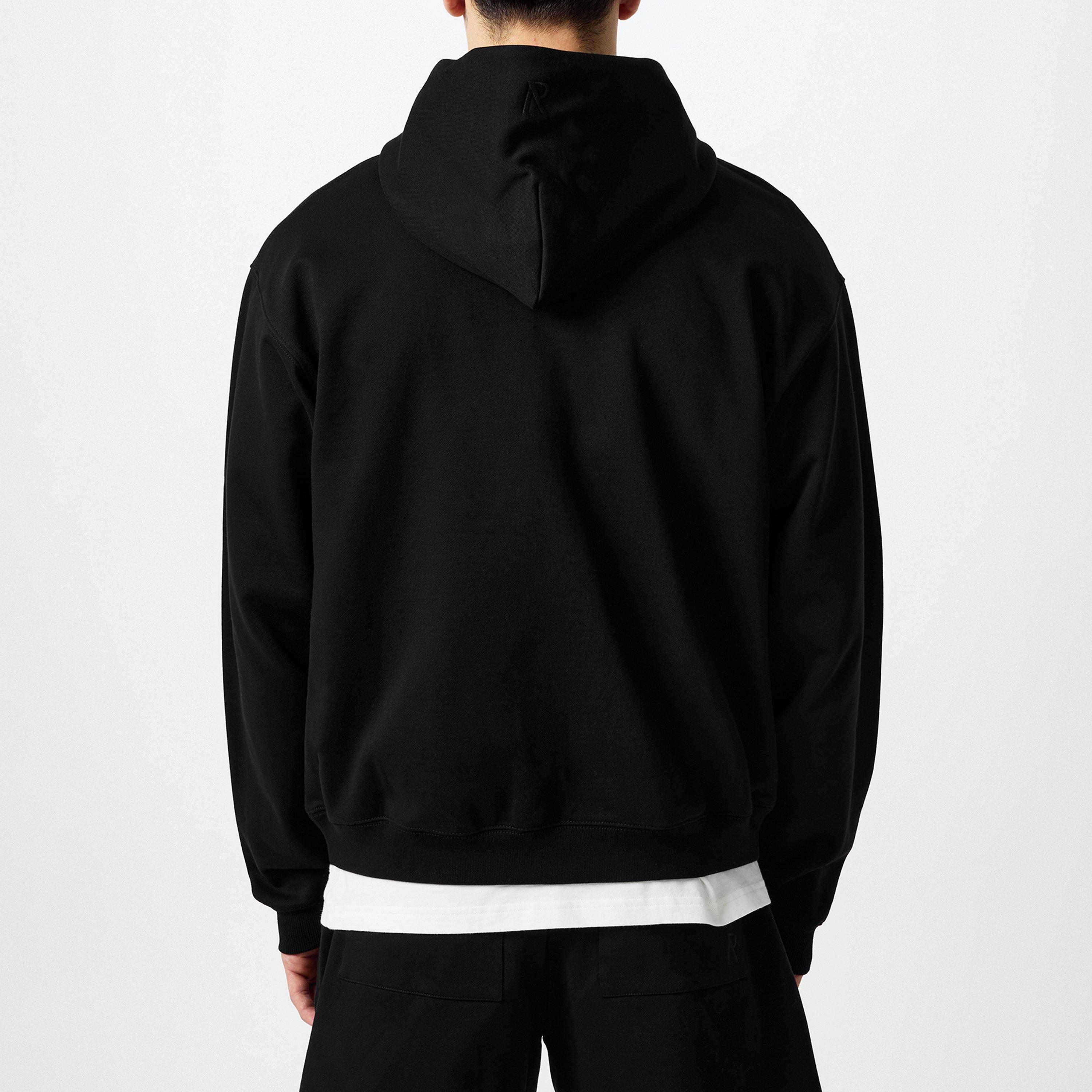 Black - Represent - Men's Rep Initial Zipped Hood Hoodie - 3