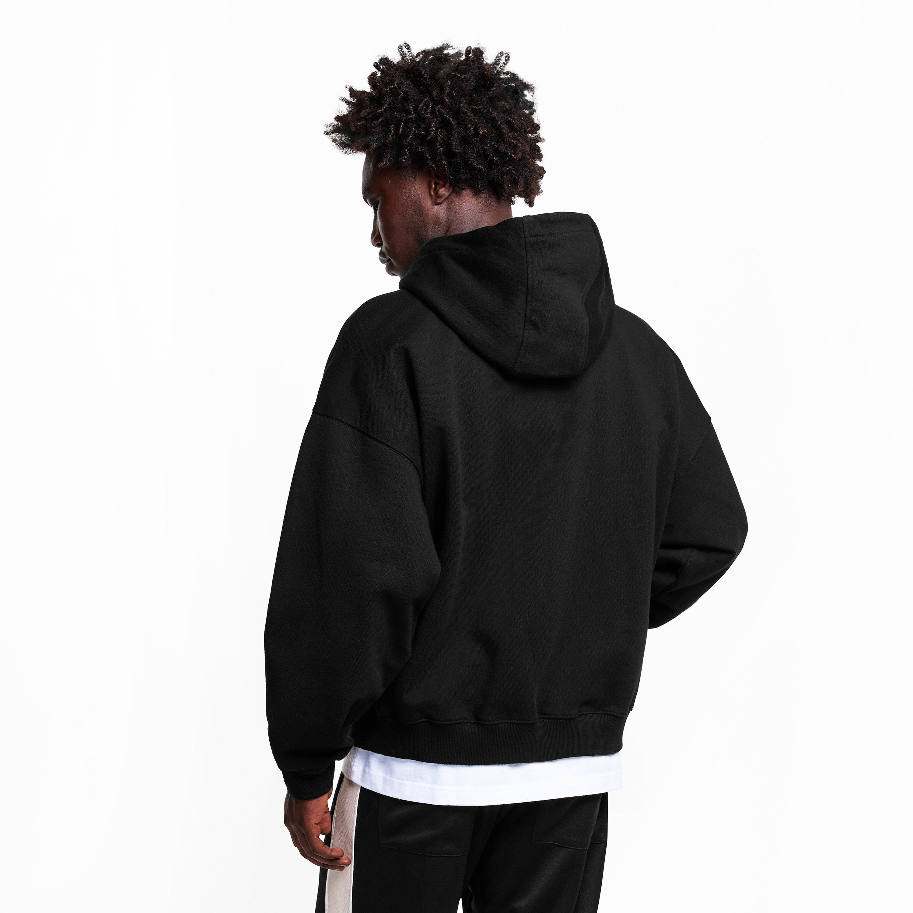 Black - Cole Buxton - Men's Logo Cotton International Zipped Hoodie - 4