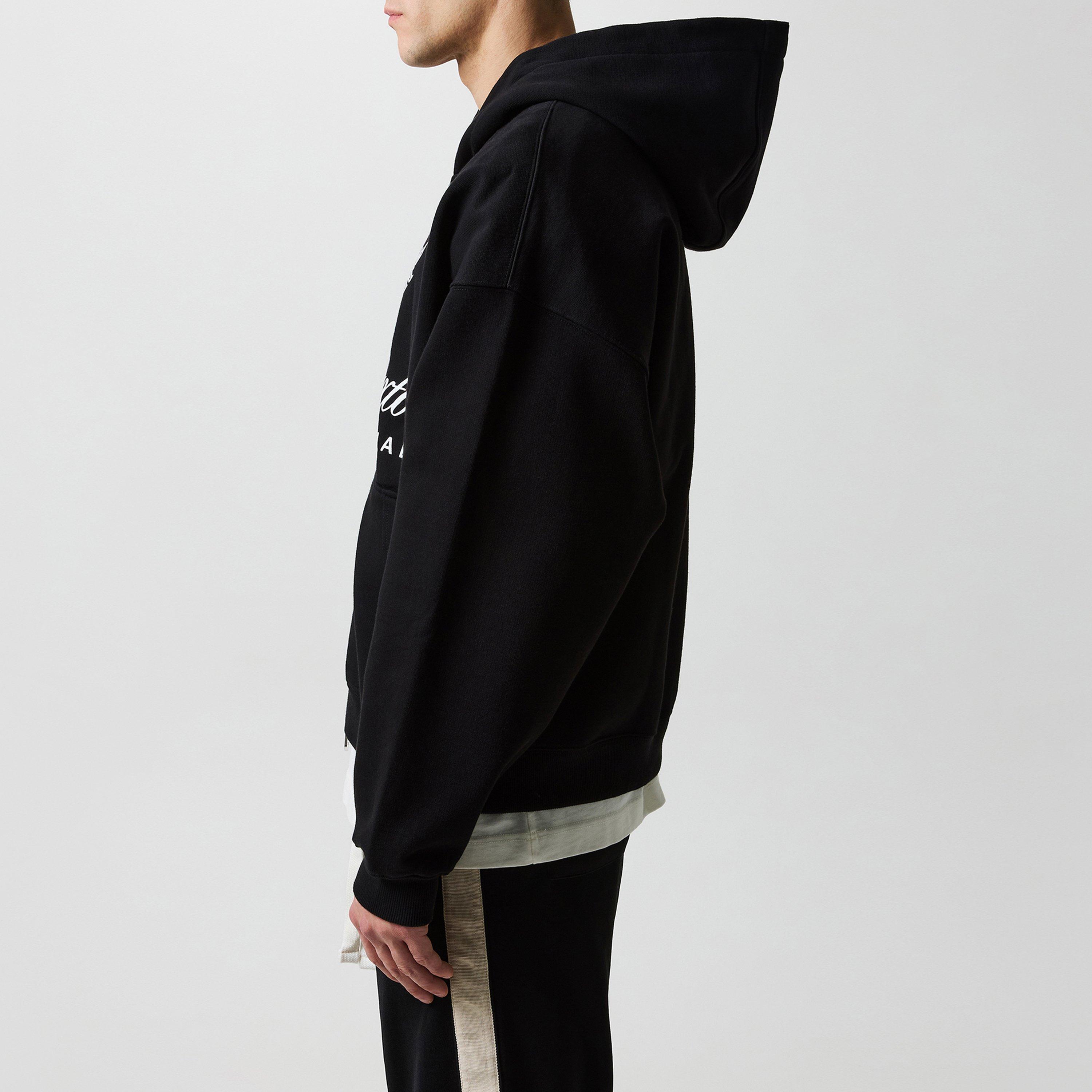 Black - Cole Buxton - Men's Logo Cotton International Zipped Hoodie - 5