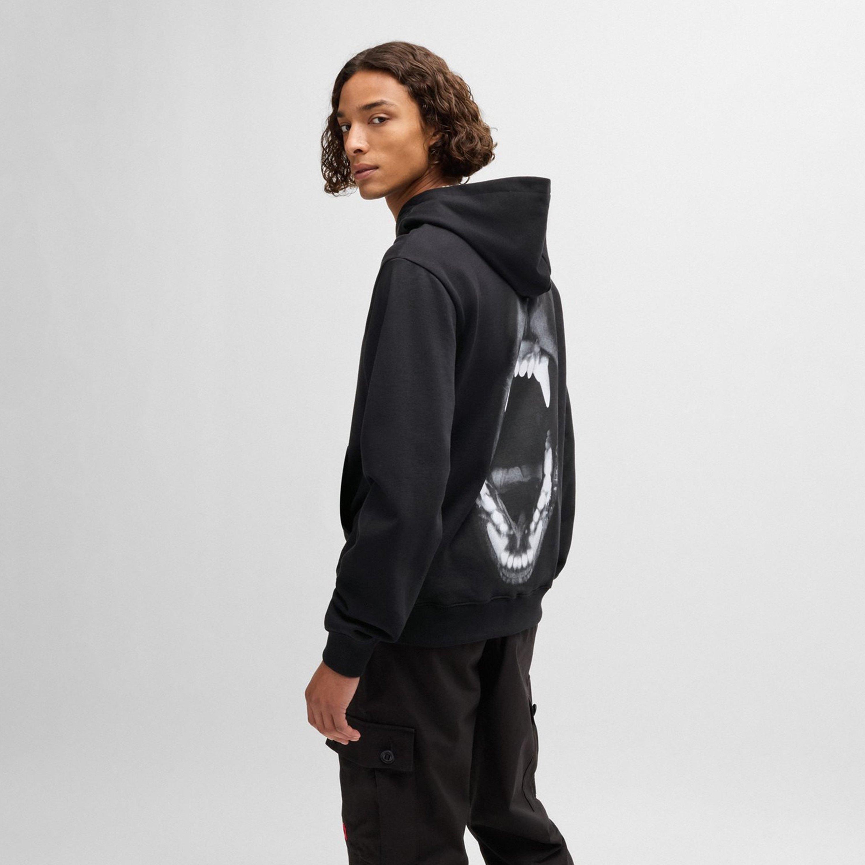 Black 001 - Hugo - Men's Dartchon Hoodie - 3