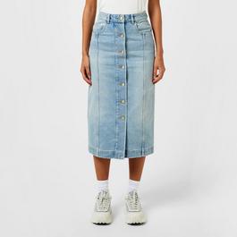 Moncler Denim Midi Skirt