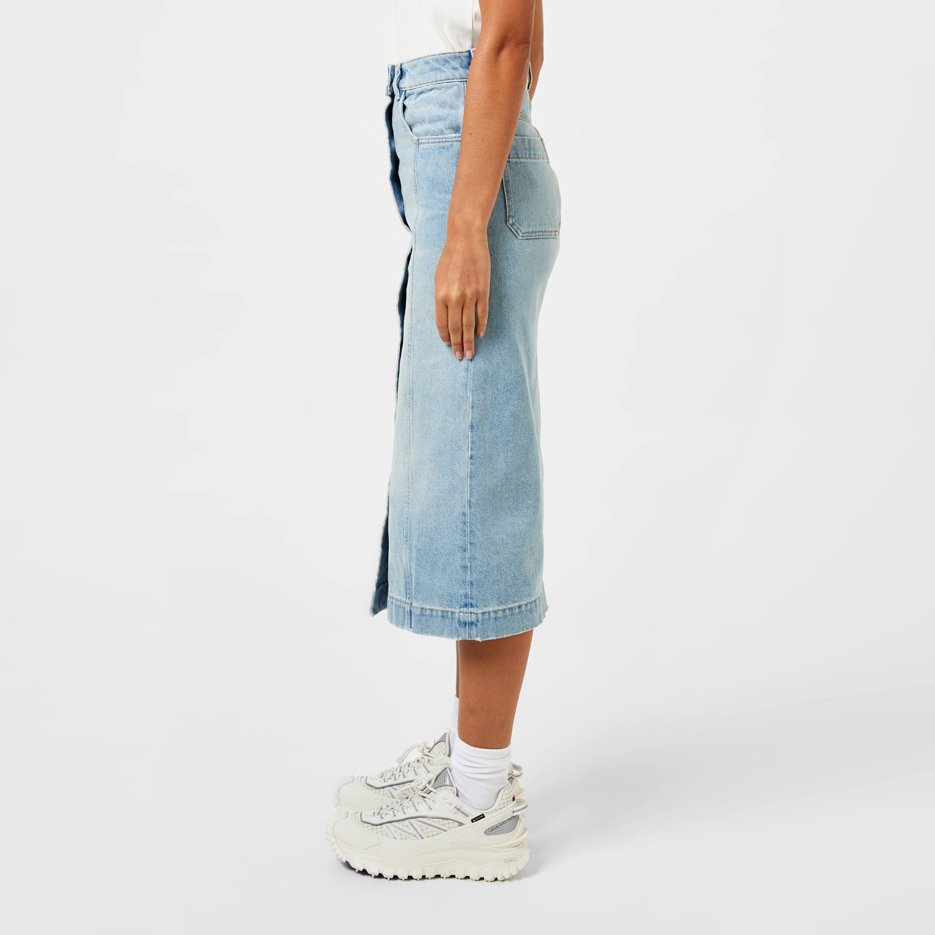 Blue 715 - Moncler - Denim Midi Skirt - 2