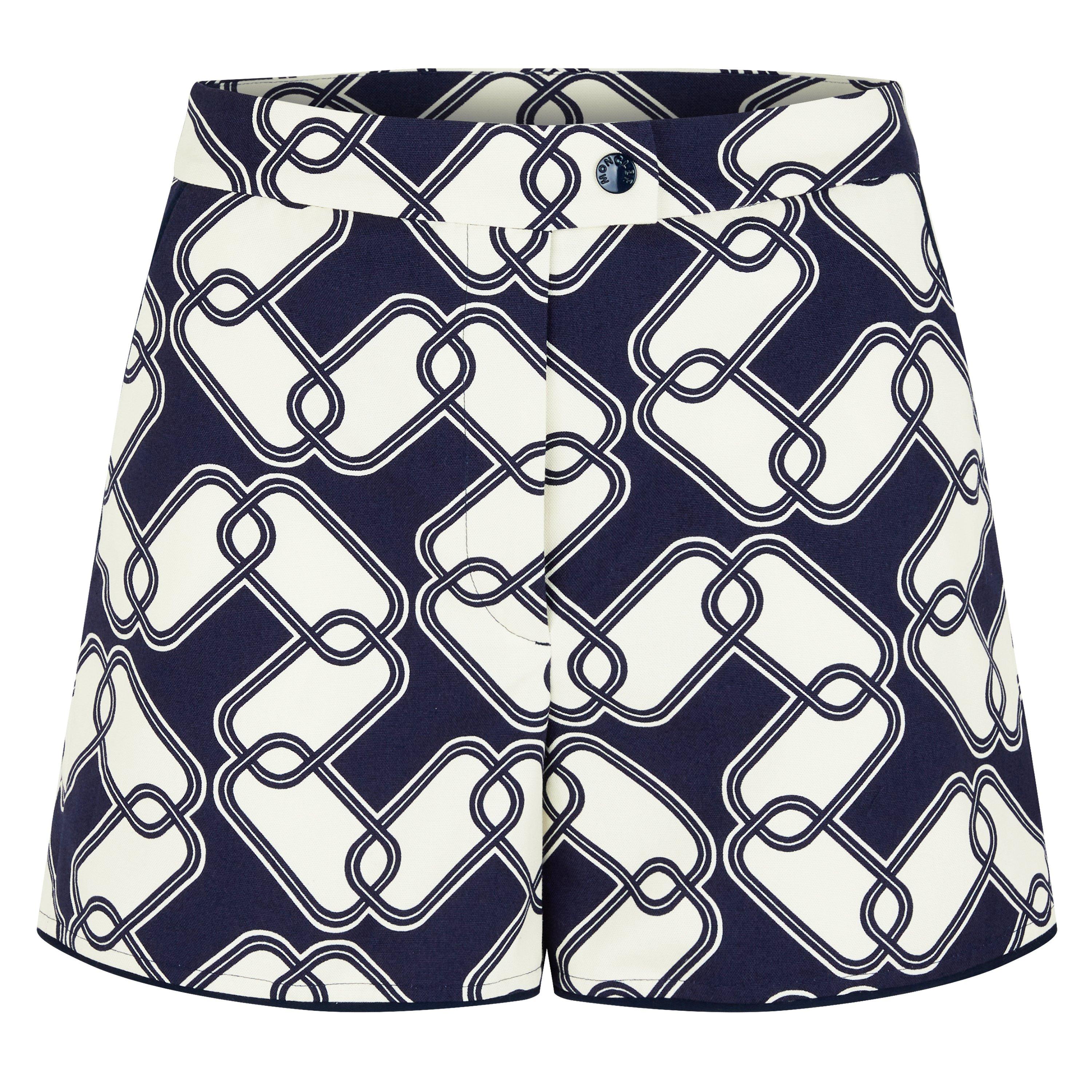 Blue/White F70 - Moncler - Jersey Shorts - 5