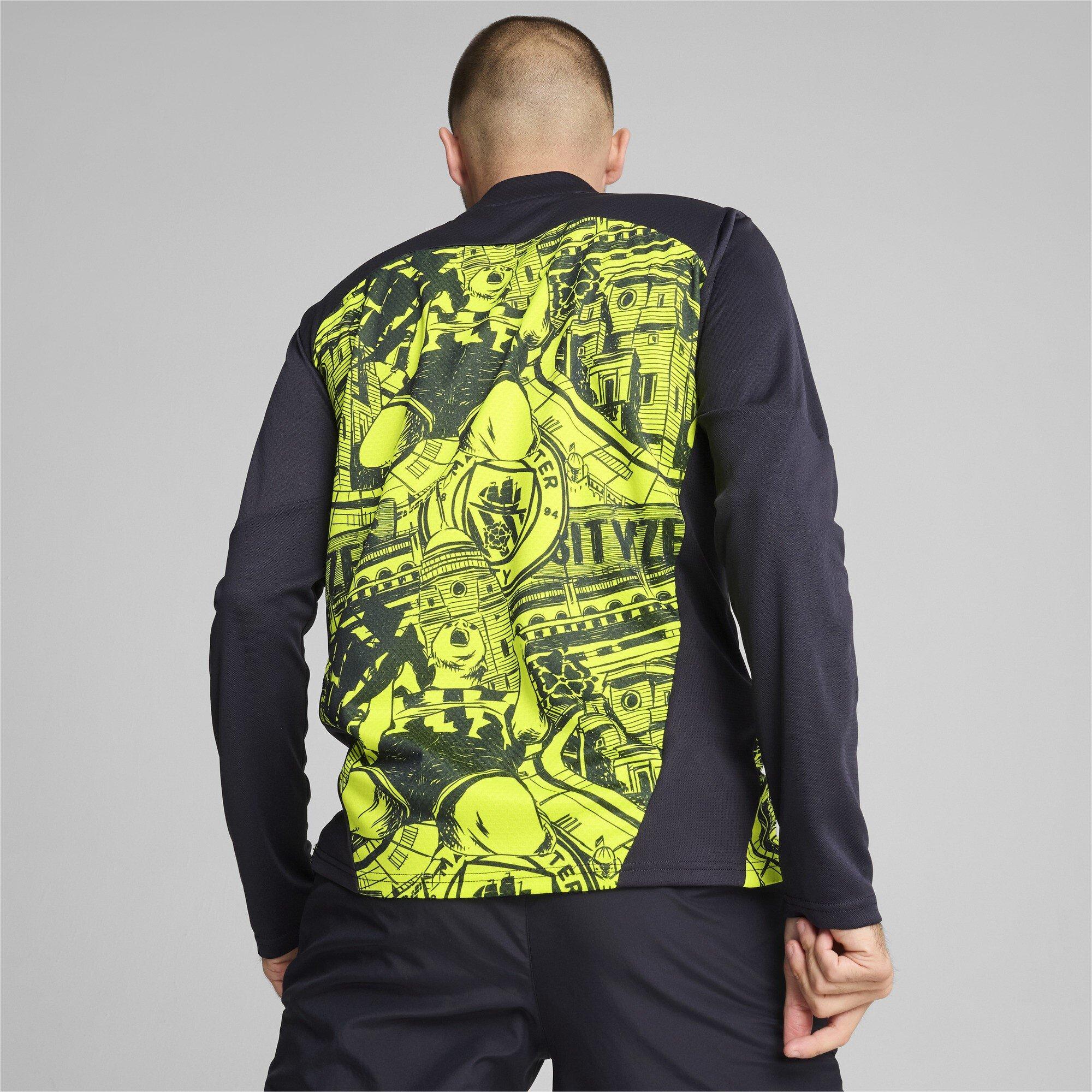 Yellow - Puma - Manchester City Pre Match Quarter Zip Top Adults 2024 2025 - 4