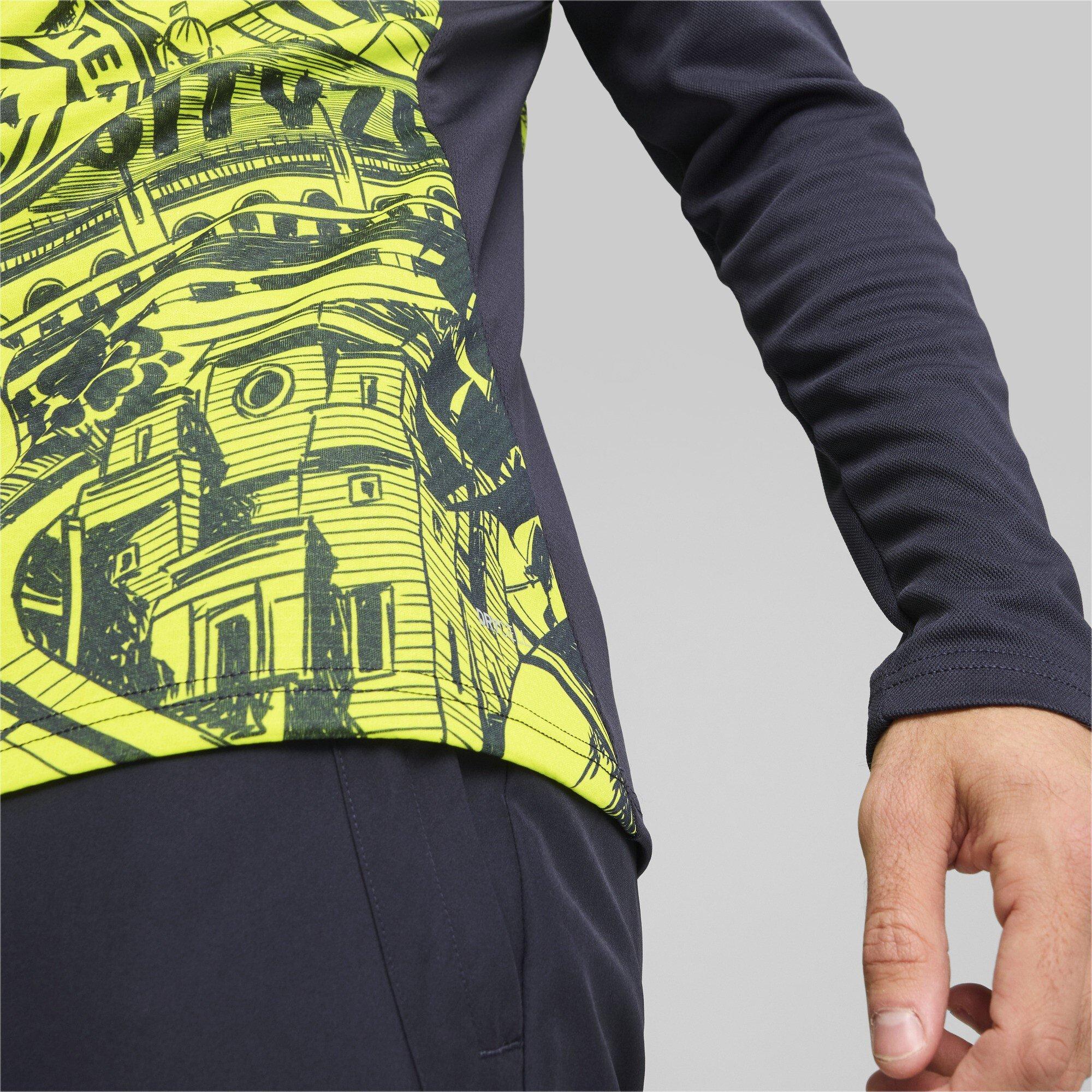 Yellow - Puma - Manchester City Pre Match Quarter Zip Top Adults 2024 2025 - 6