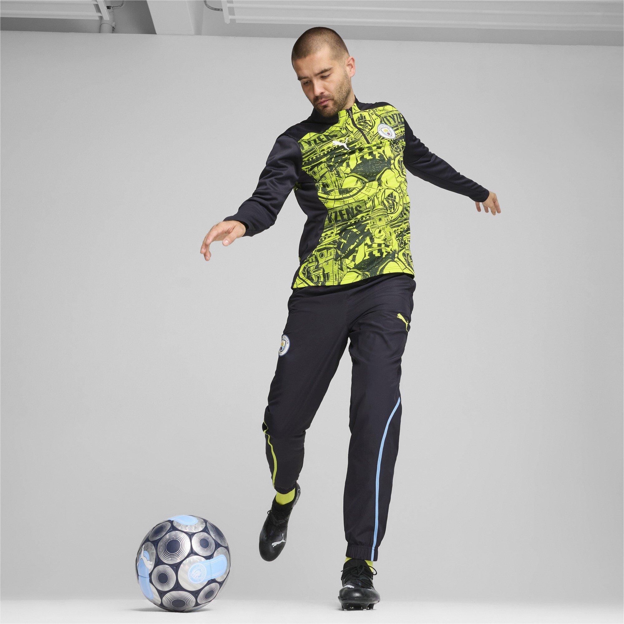 Yellow - Puma - Manchester City Pre Match Quarter Zip Top Adults 2024 2025 - 7