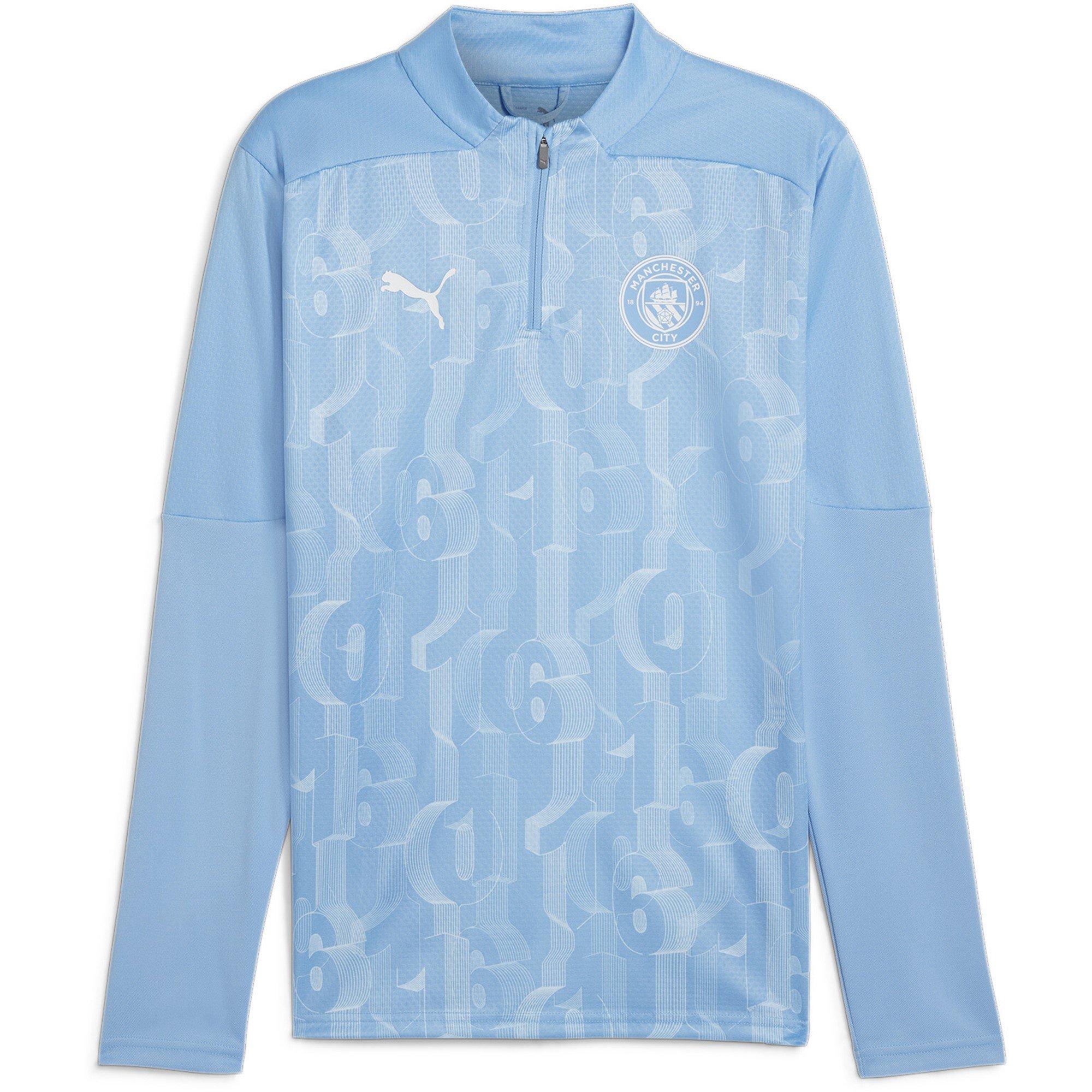 Azul - Puma - Manchester City Prematch Quarter-Zip Top 2024 2025 Adults - 1