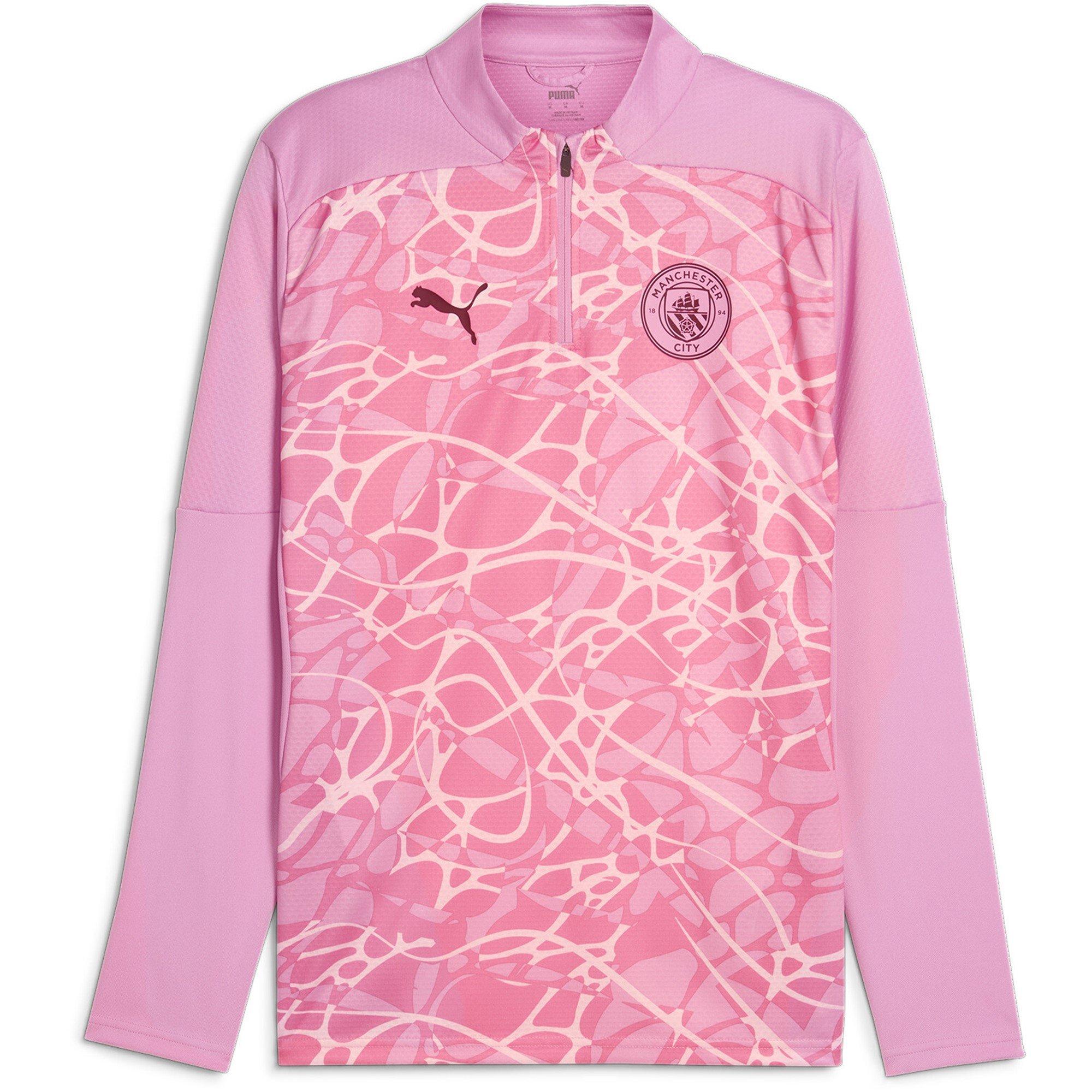 Pink - Puma - Manchester City Pre Match Drill Top 2024 2025 Adults - 1