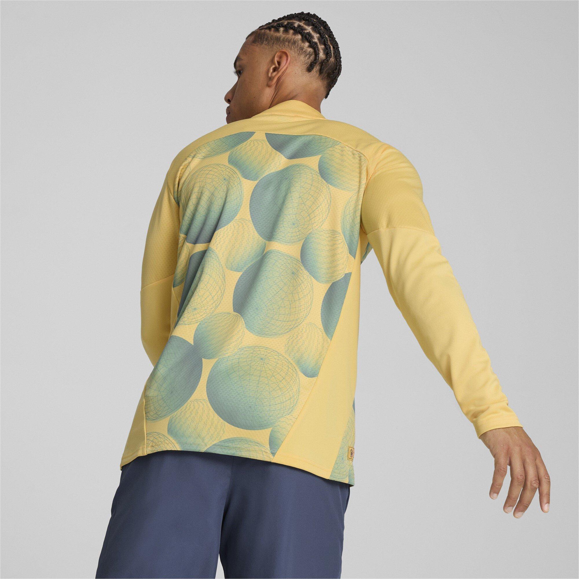 Gold/Blau - Puma - Manchester City FC Fourth Pre-Match Drill Jacket 2024 2025 Adults - 4