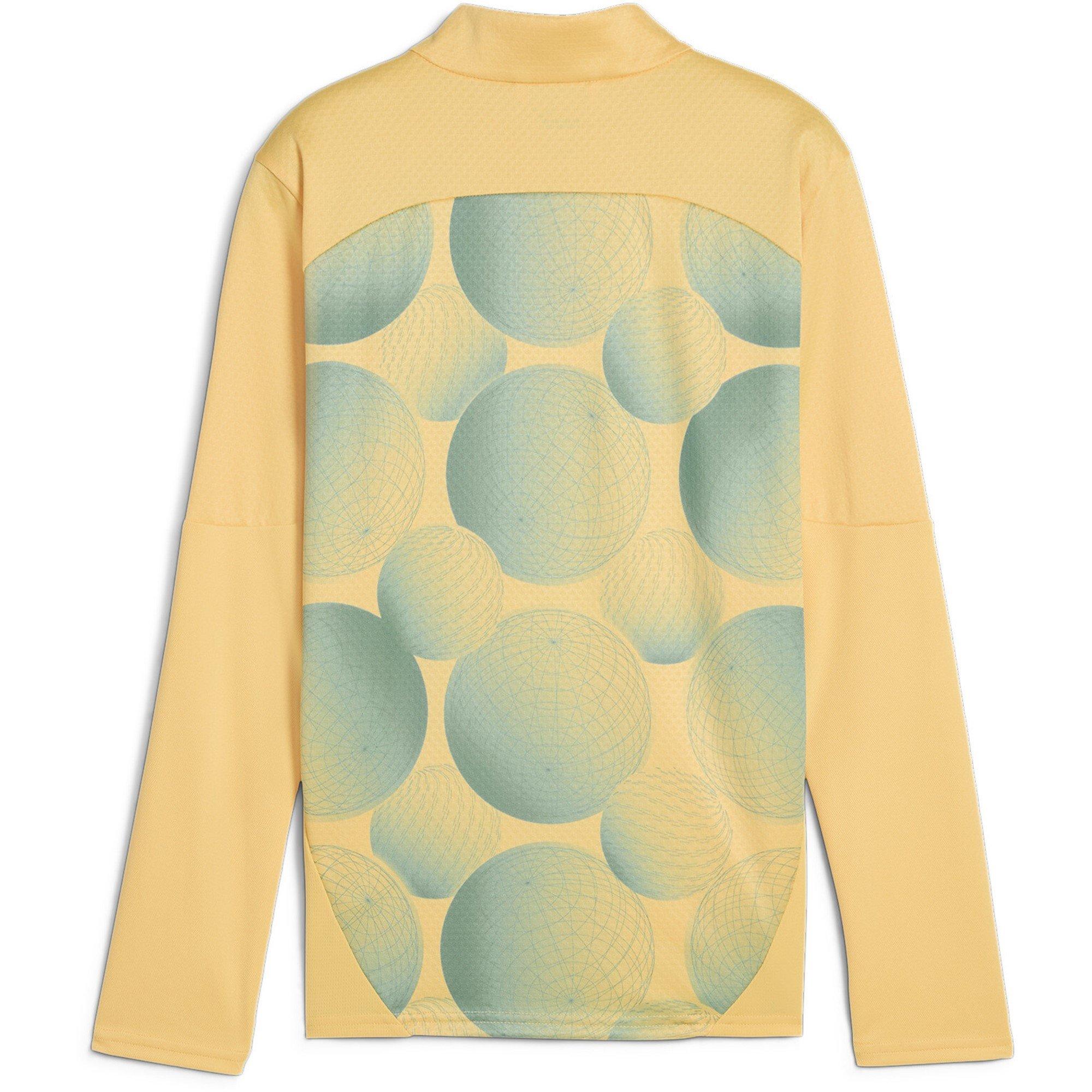 Goud/Blauw - Puma - Manchester City FC Pre-Match quarter Zip Top 2024 2025 Juniors - 2