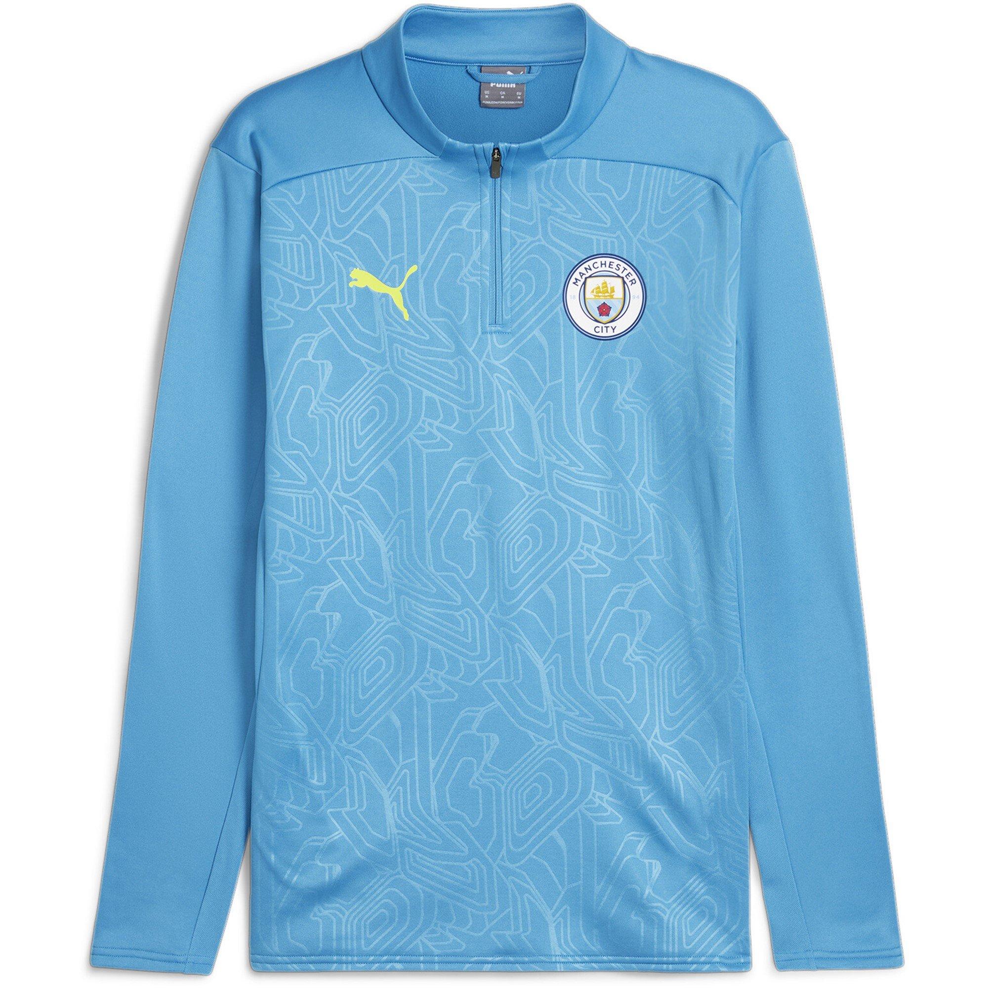 Blue - Puma - Manchester City Training Hybrid Top 2024 2025 Adults - 1