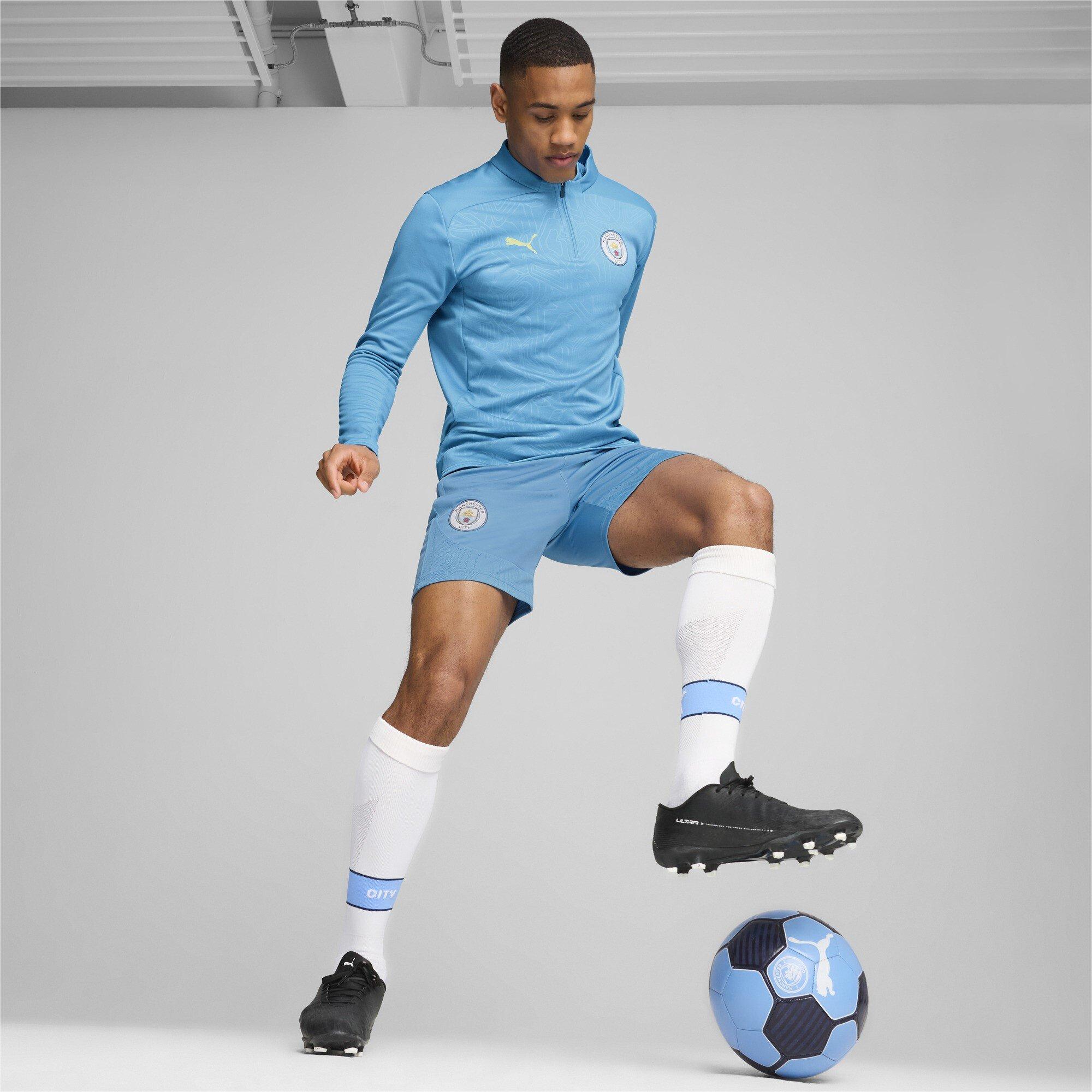 Blue - Puma - Manchester City Training Hybrid Top 2024 2025 Adults - 4