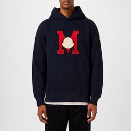 Moncler Embroidered Monogram Hoodie