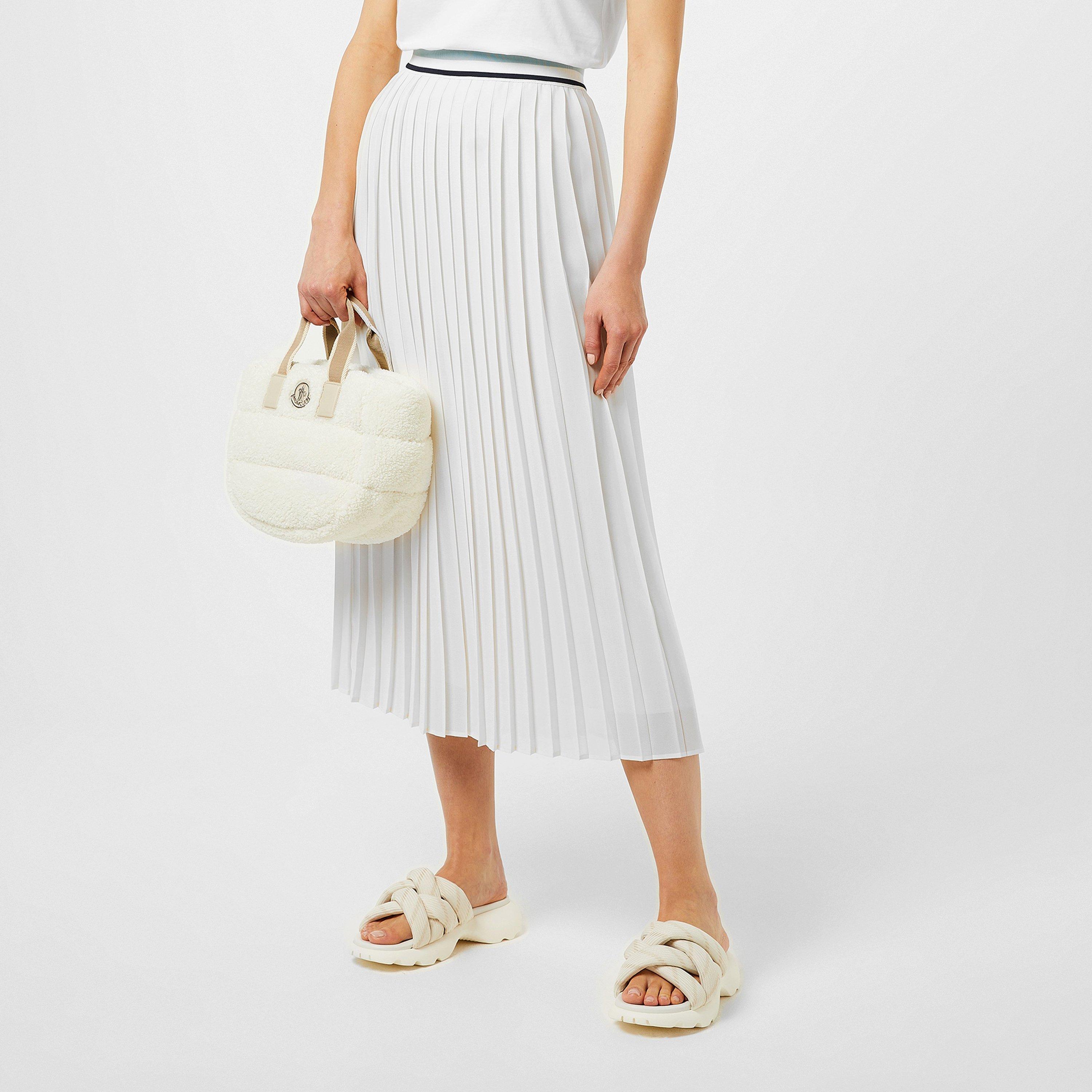 White 034 - Moncler - Pleated Midi Skirt - 3