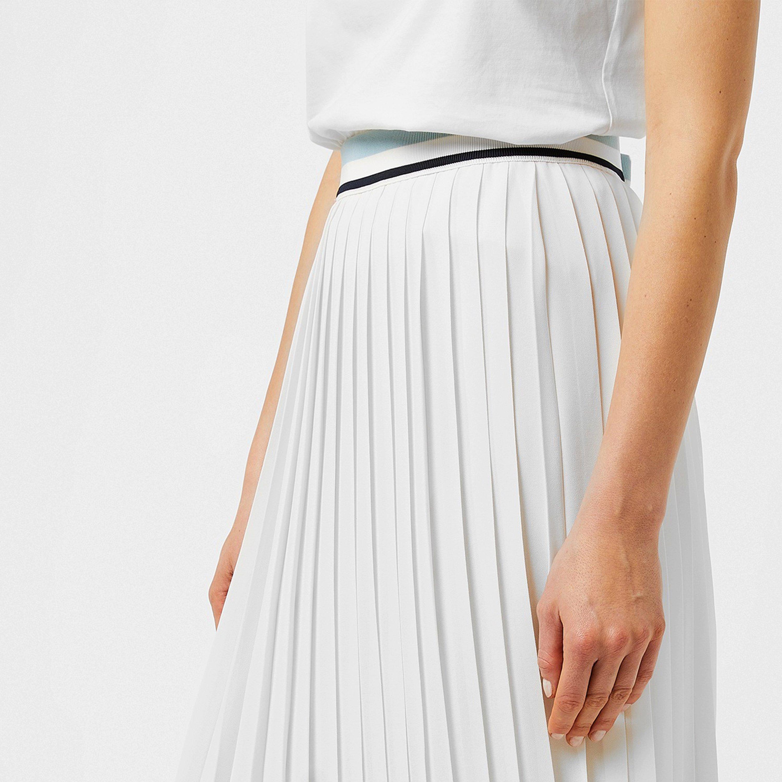 White 034 - Moncler - Pleated Midi Skirt - 5