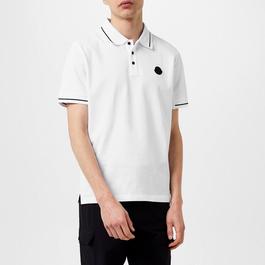 Moncler Logo Patch Smart Polo Shirt