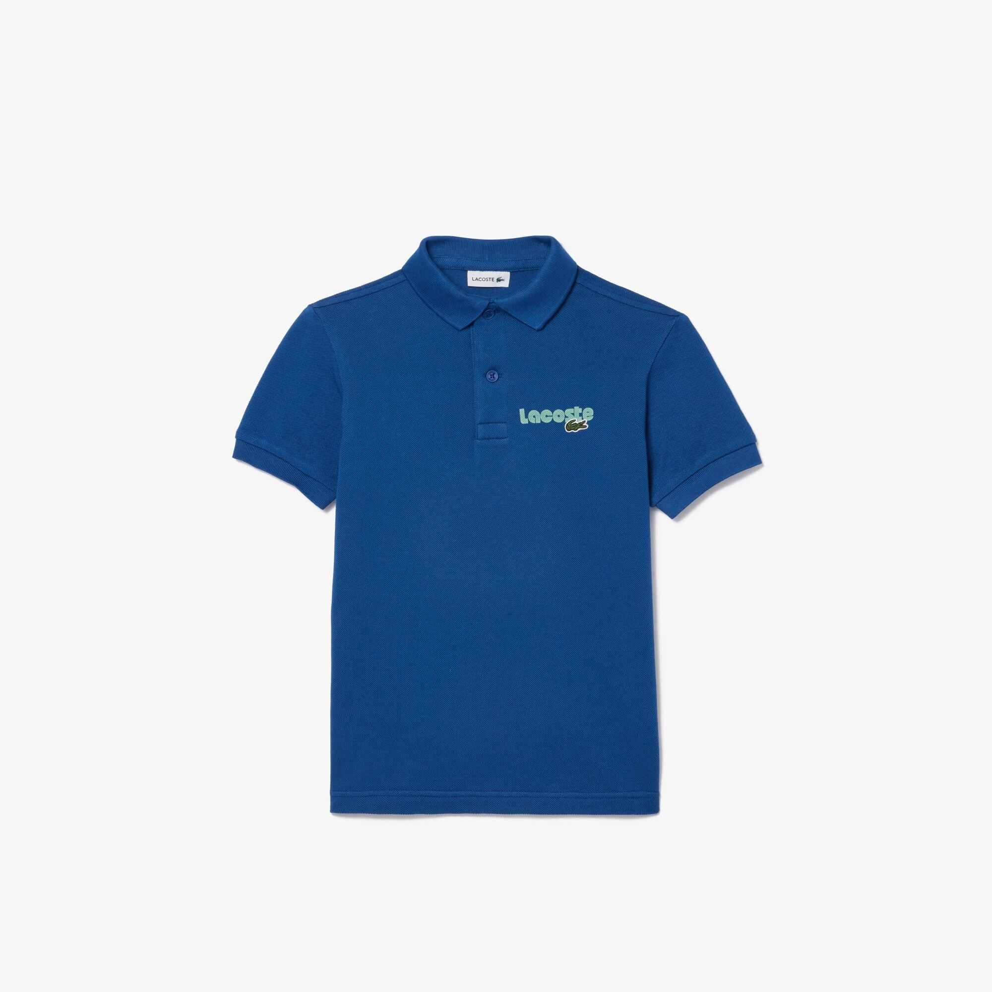 Navy HBM - Lacoste - Kids' Short Sleeve Polo Shirt - 1