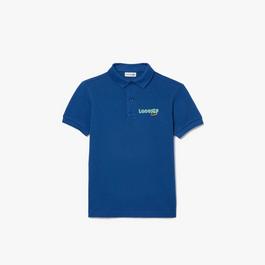 Lacoste Short Sleeve Logo Polo Shirt Juniors