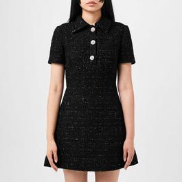 Valentino Metallic Tweed Mini Dress