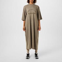 Fear Of God Essentials Logo-Applique Jersey Maxi Dress