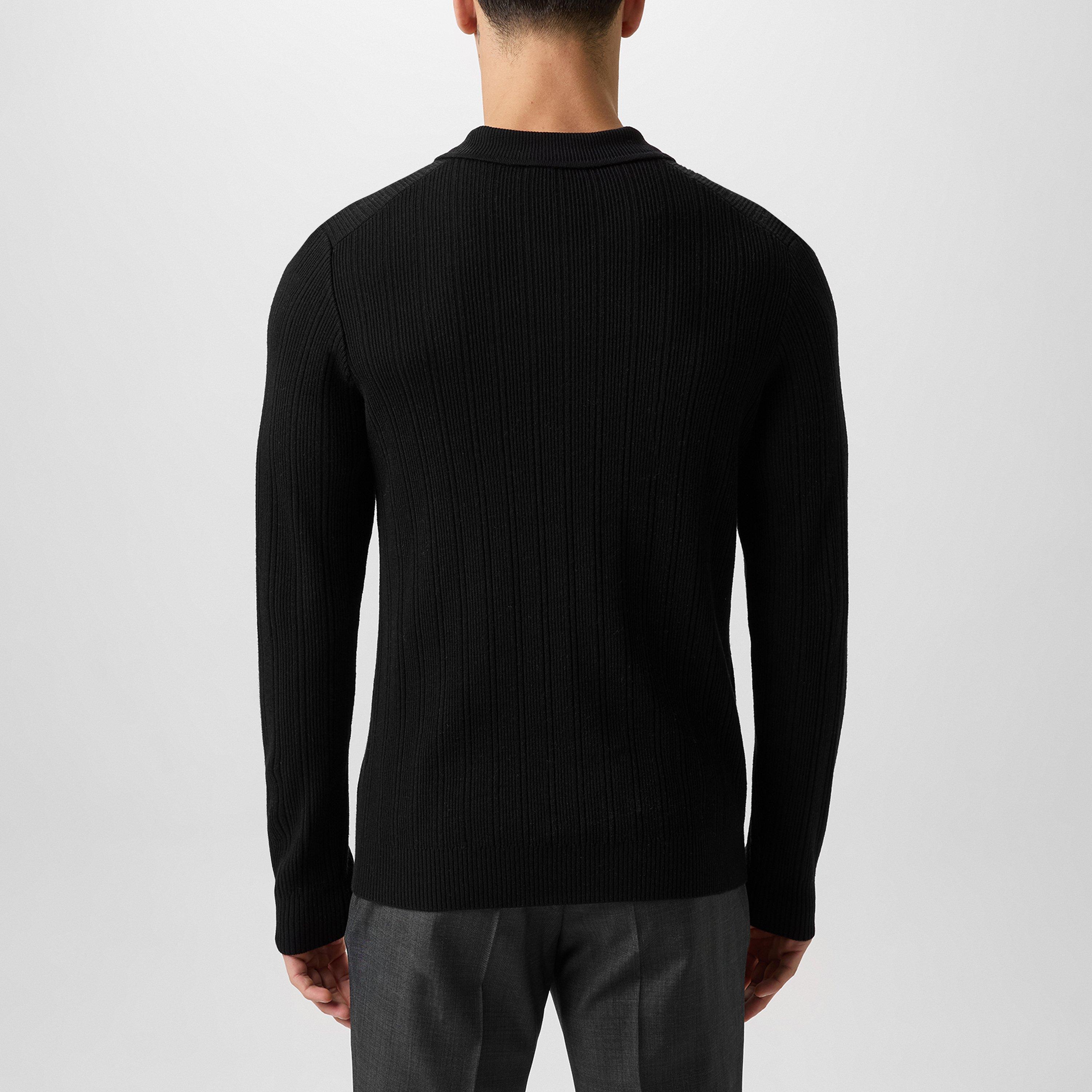 Black 001 - Hugo - Sastoro quarter Zip Top - 4