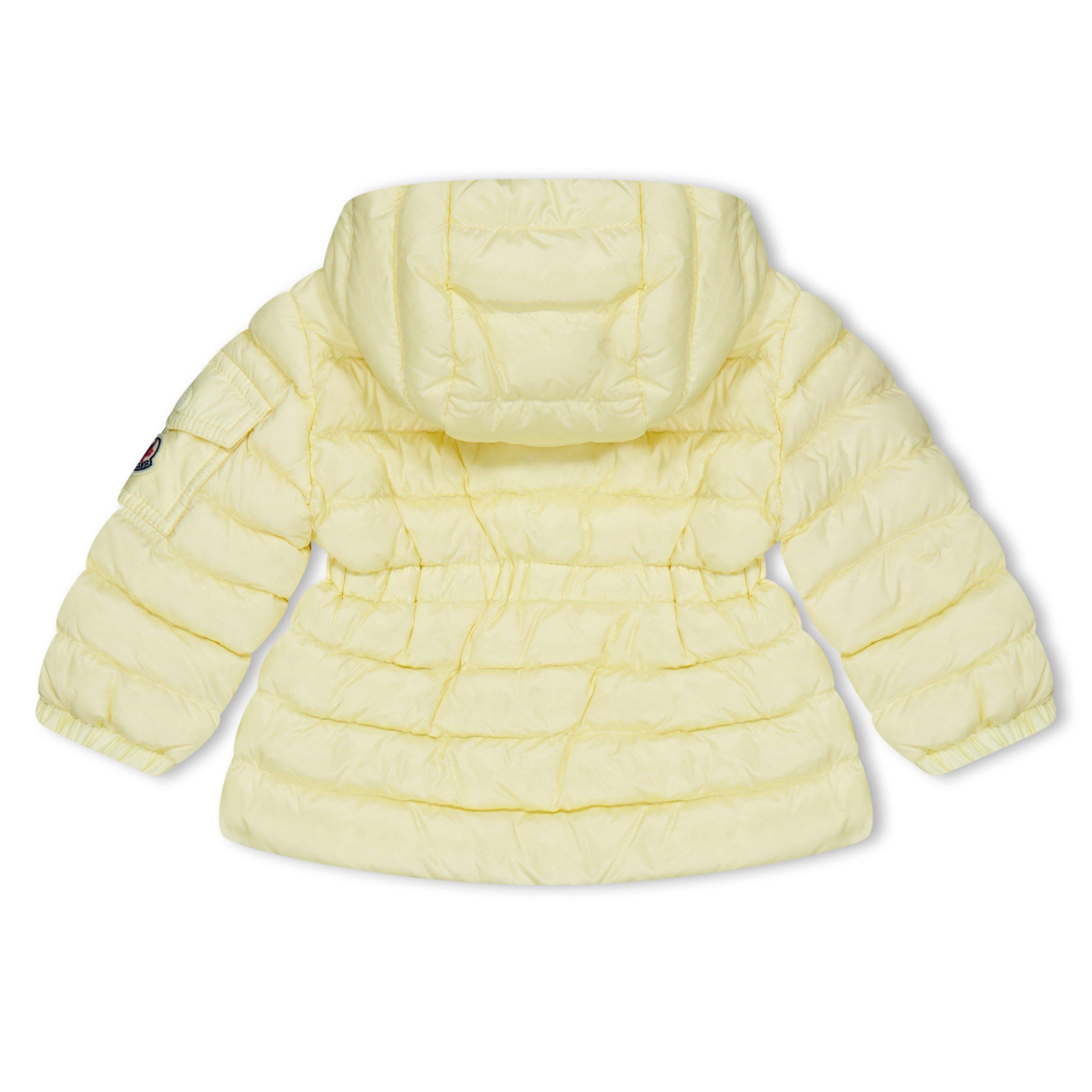 Yellow 10W - Moncler - Kids' Dalles Down Hooded Long Sleeve Short Puffer Jacket - 2