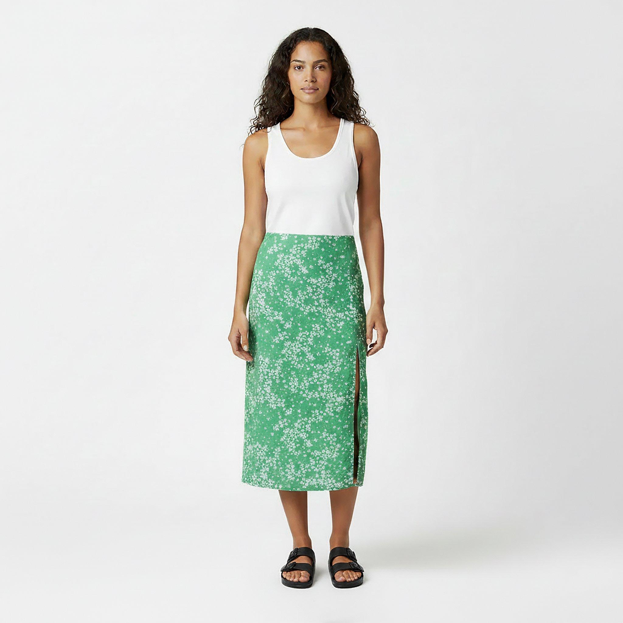 Grüner Druck - Jack Wills - Split Midi Skirt - 5