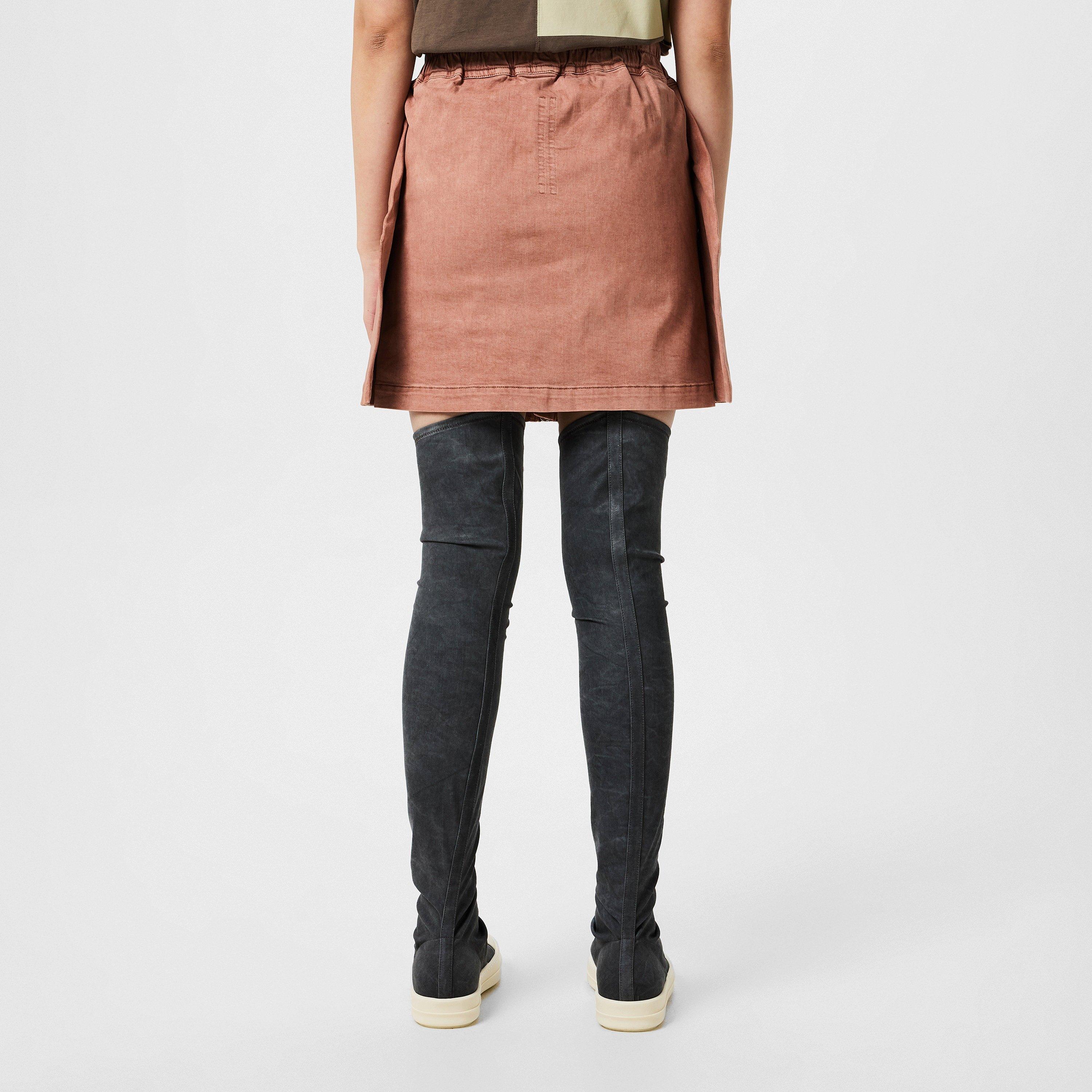 Dark Pink - Rick Owens Drkshdw - Babel Mini Skirt - 3