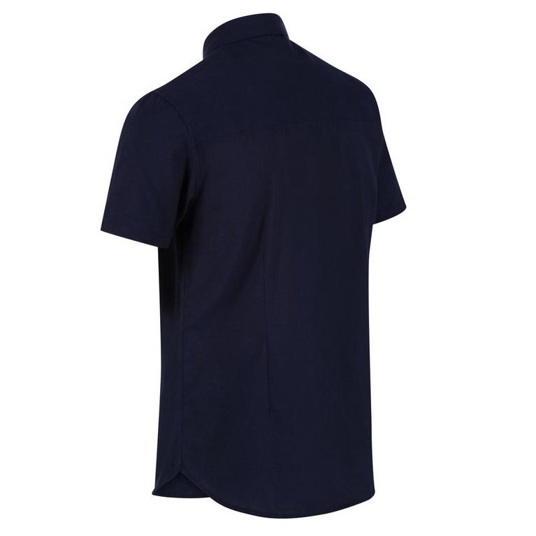 Oxford marine - Regatta - logo-patch cotton polo shirt Grau - 2