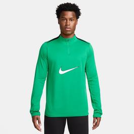 Nike collarless striped shirt