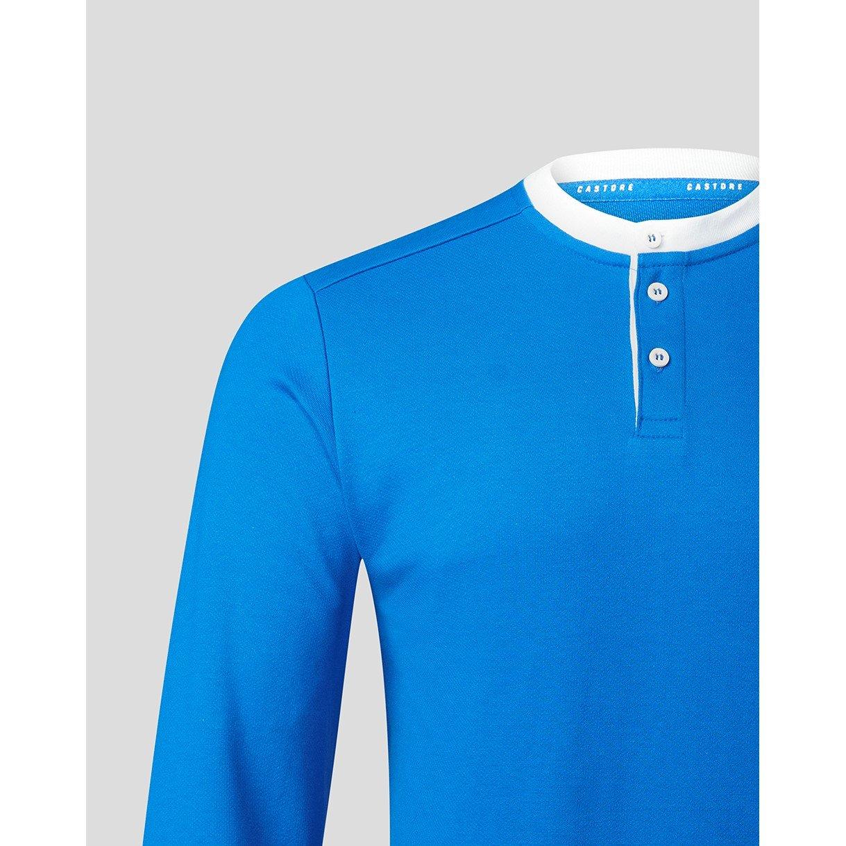 Blauw - Castore - Men's Long-Sleeve Polo Shirt - 3