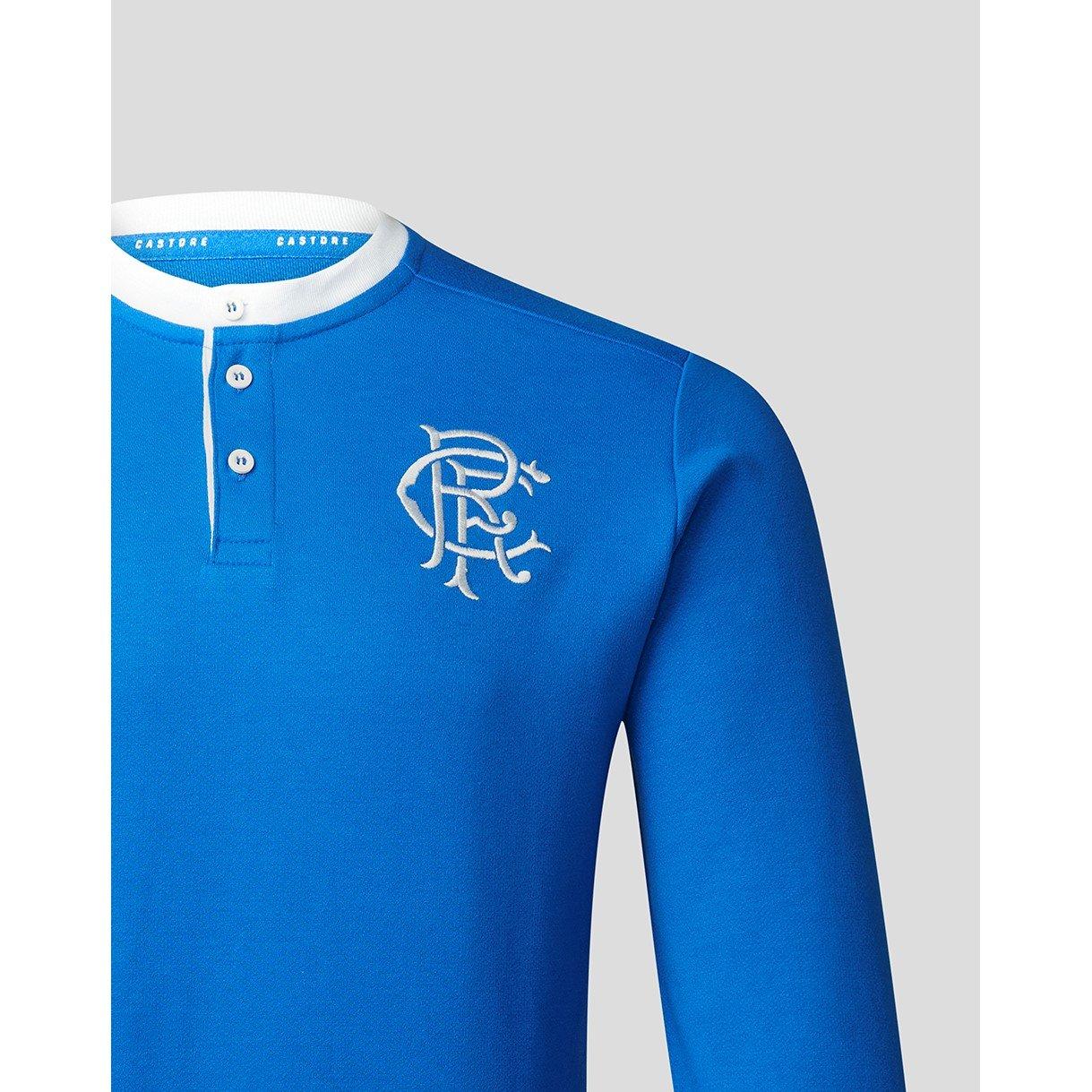 Blauw - Castore - Men's Long-Sleeve Polo Shirt - 4