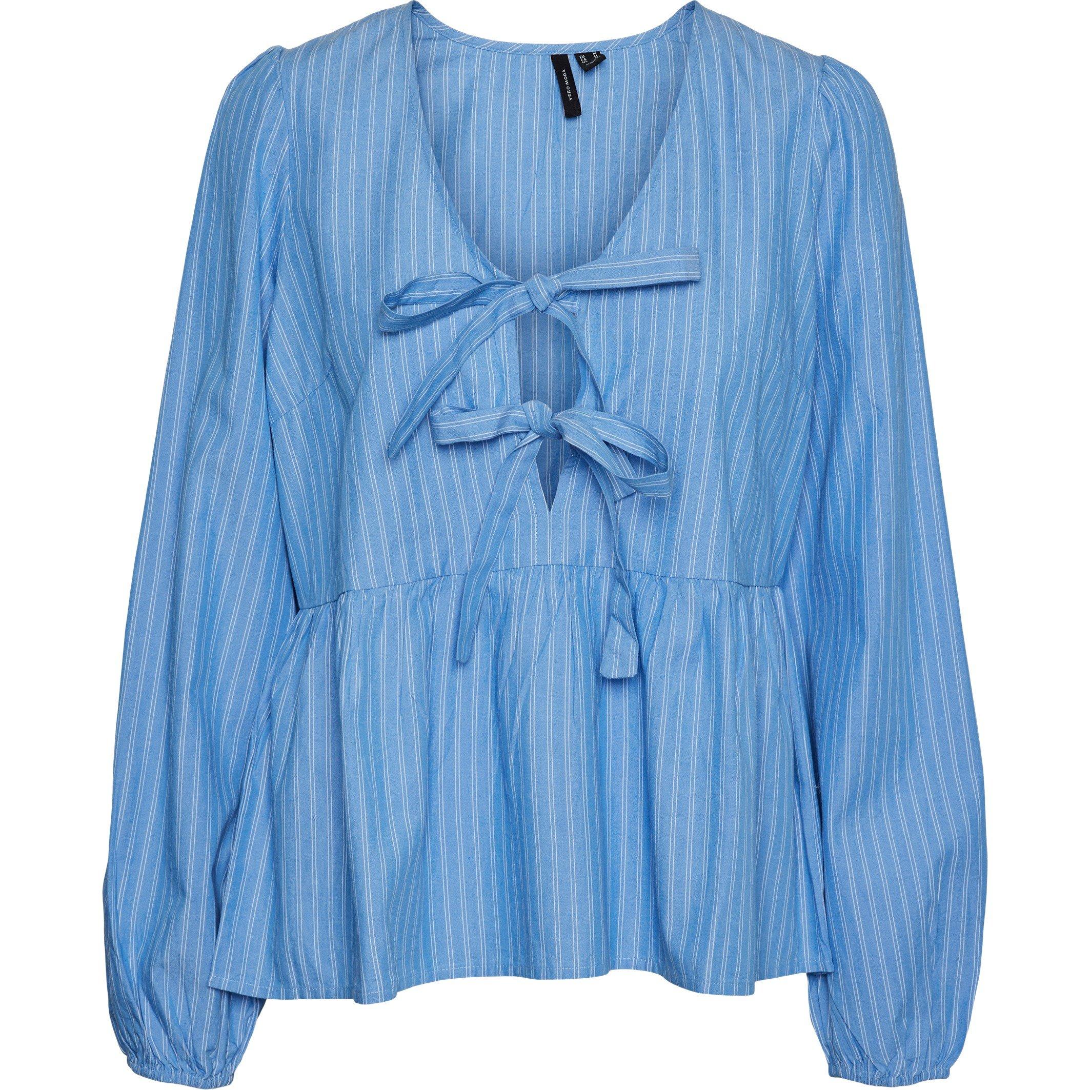 Provence - Vero Moda - Women's Gili Tie Short-Sleeve Blouse - 6