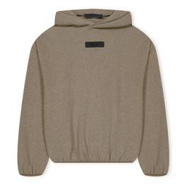 Fear Of God Essentials Cotton Logo-Patch Hoodie